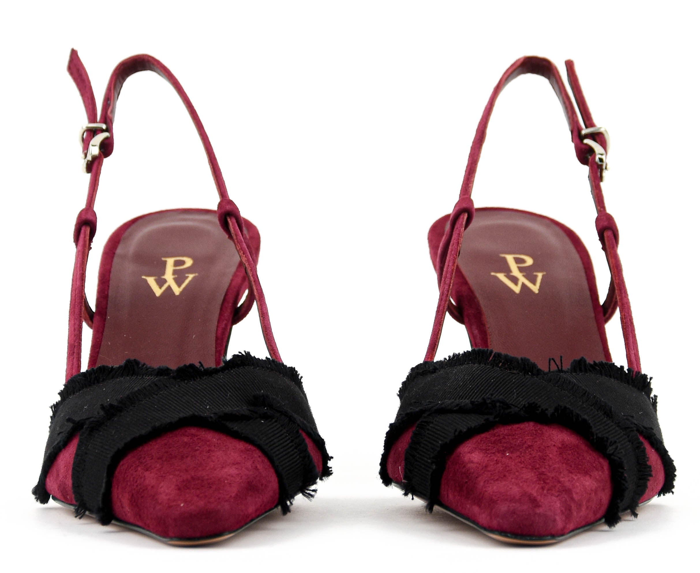PAUL WARMER IRIS SLINGBACK BURGUNDY