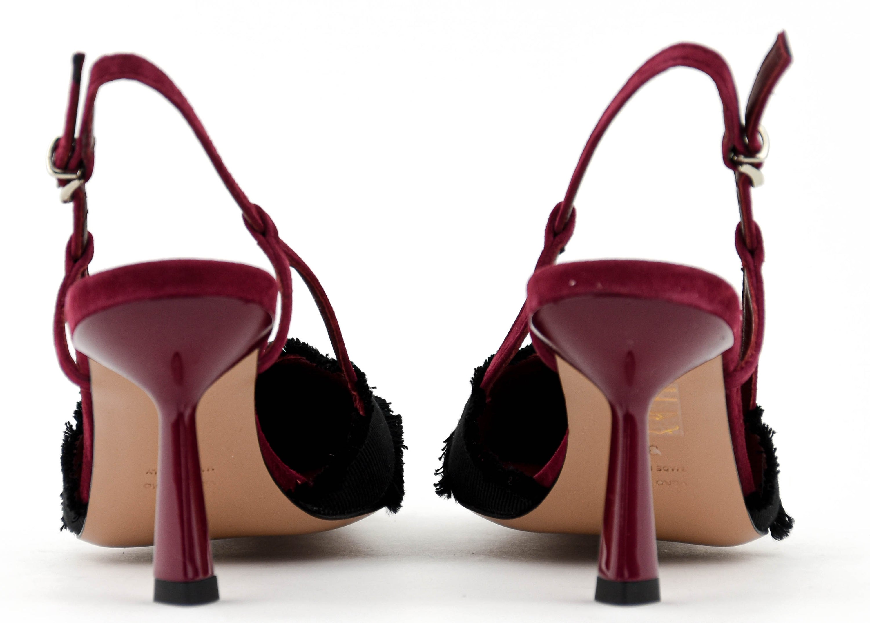 PAUL WARMER IRIS SLINGBACK BURGUNDY