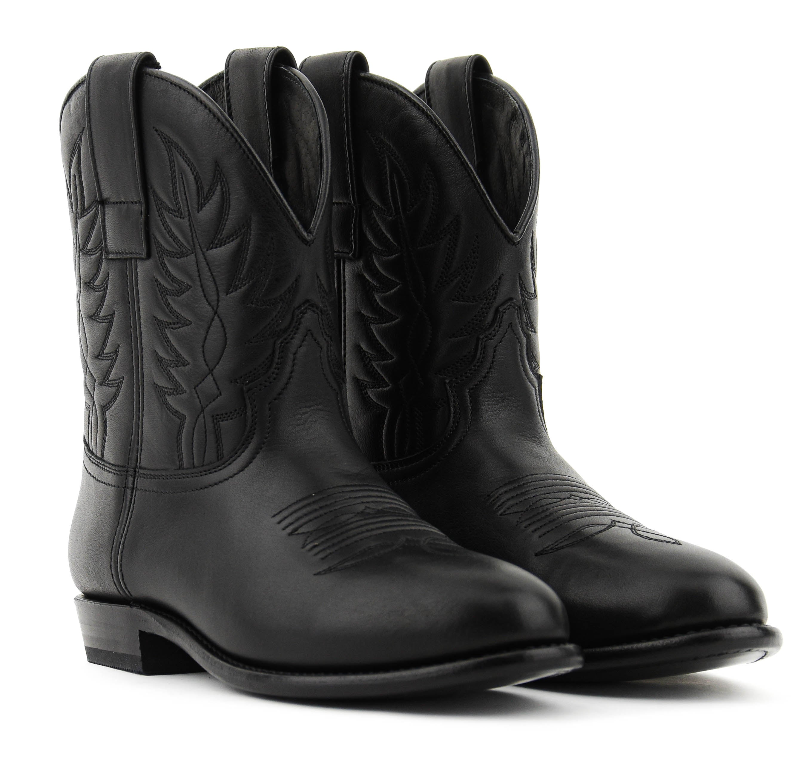 PAUL WARMER KANSAS BOOT WESTERN BLACK