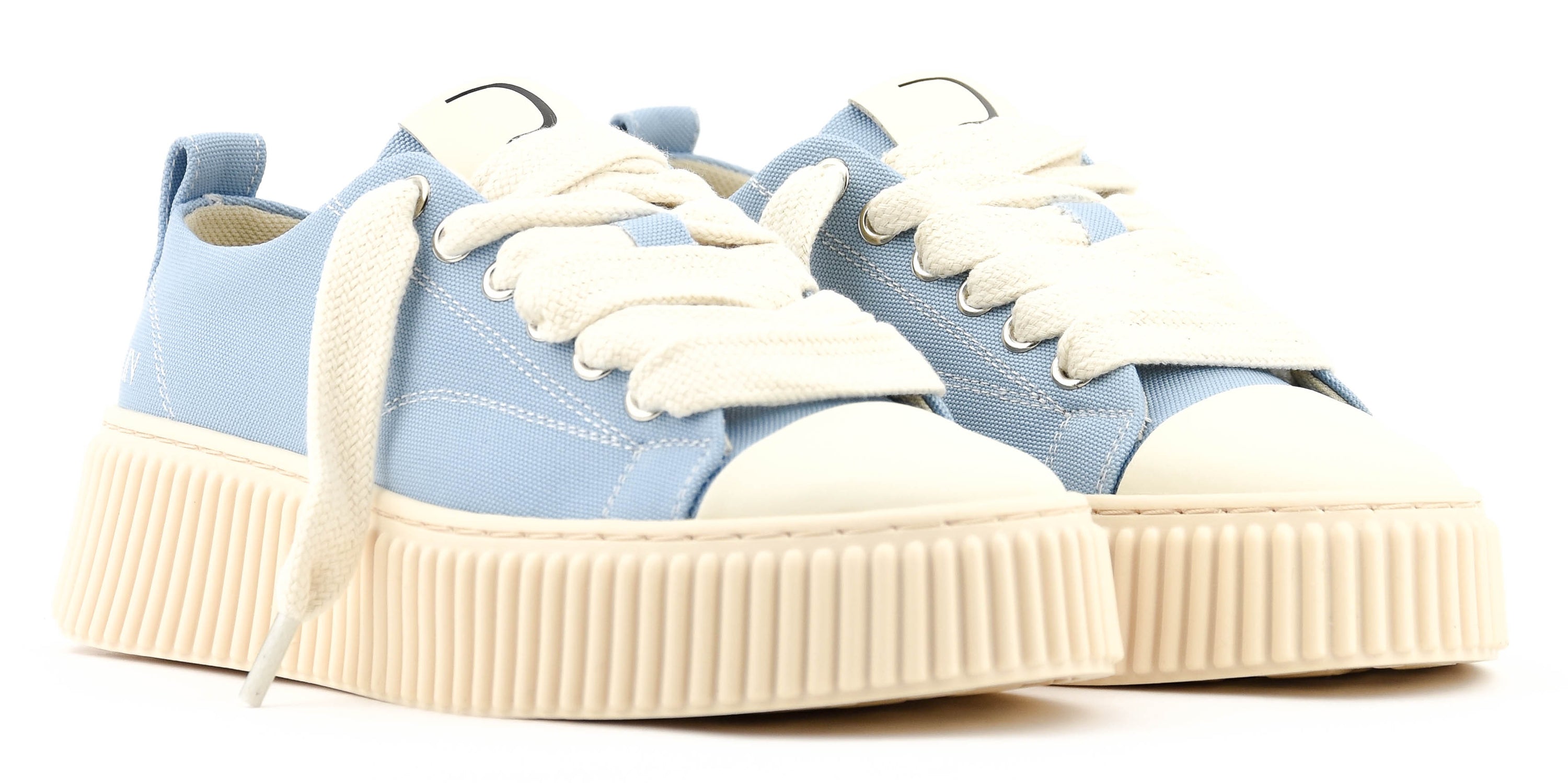 RHUN TREBLE SNEAKER SKY BLUE CANVAS