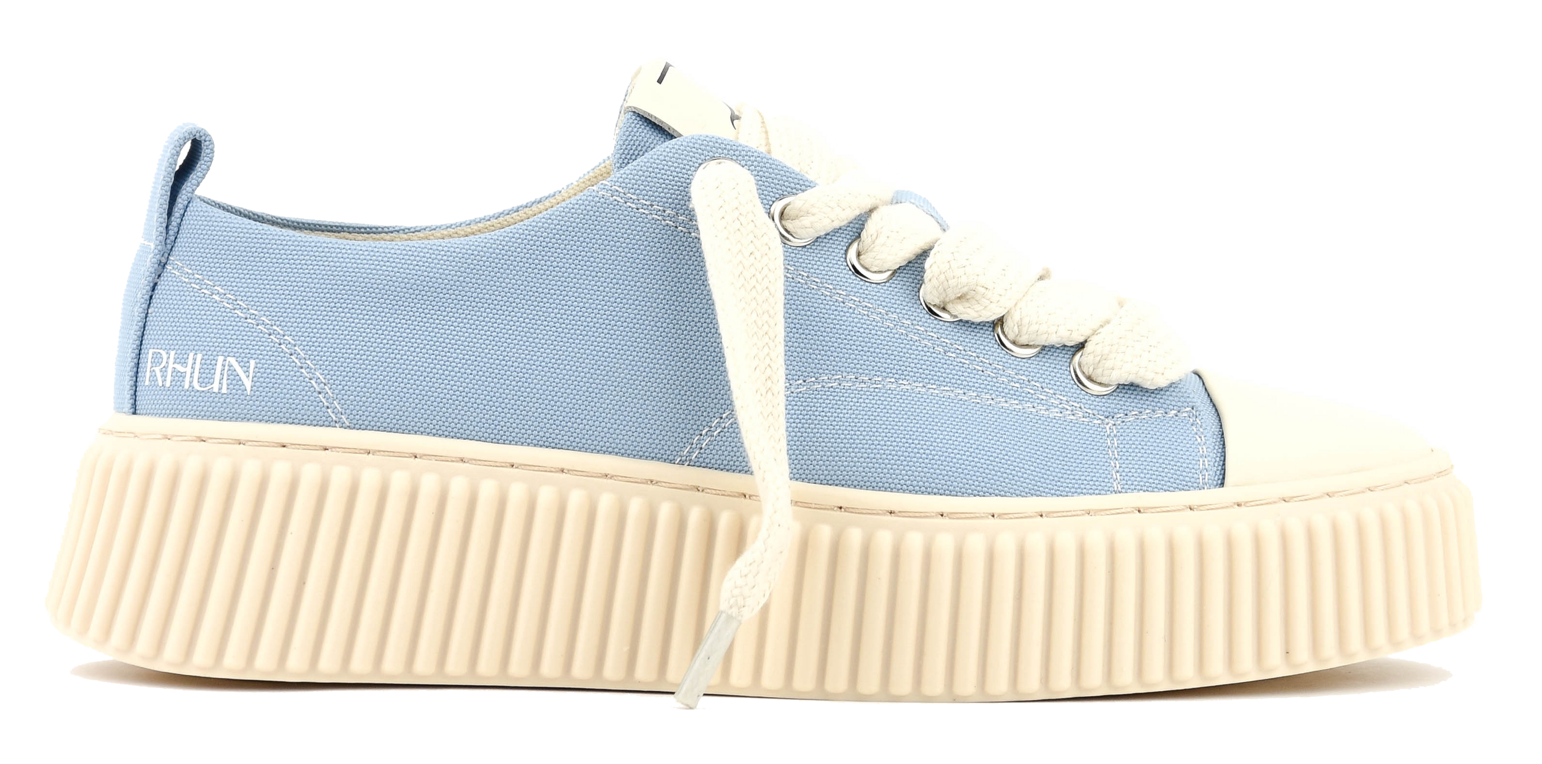 RHUN TREBLE SNEAKER SKY BLUE CANVAS