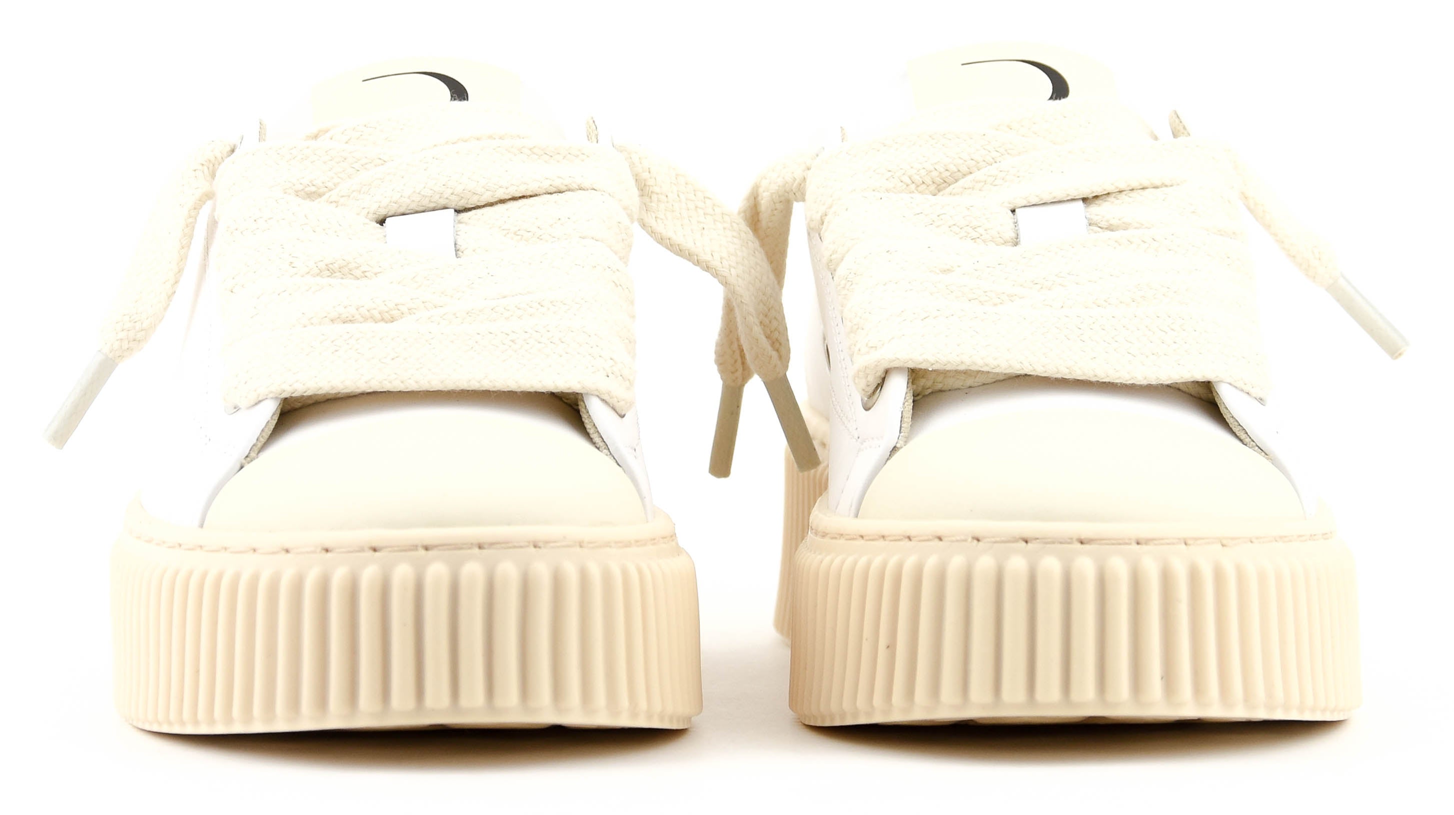 RHUN TREBLE SNEAKER WHITE LEATHER