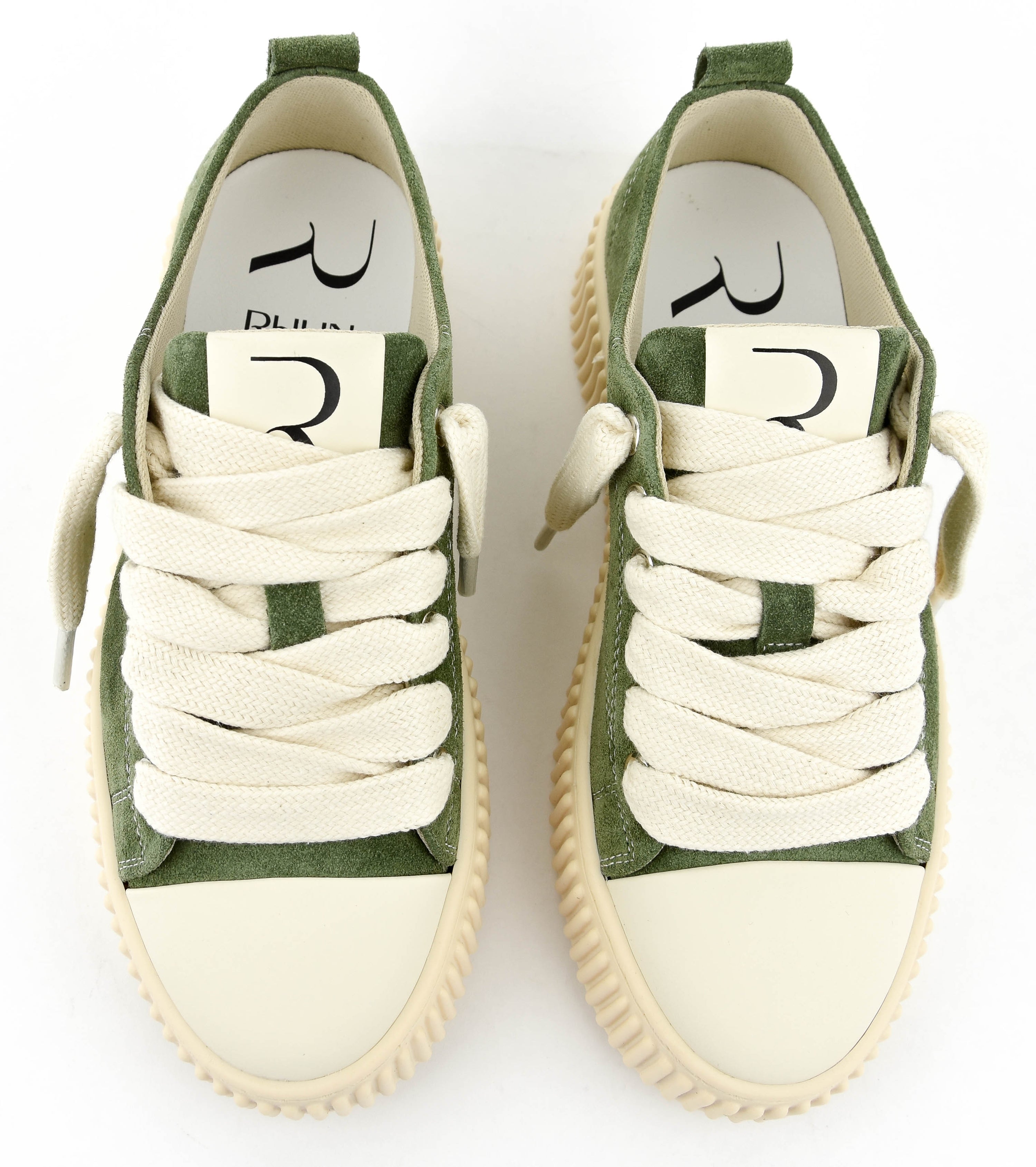 RHUN TREBLE SNEAKER GREEN SUEDE