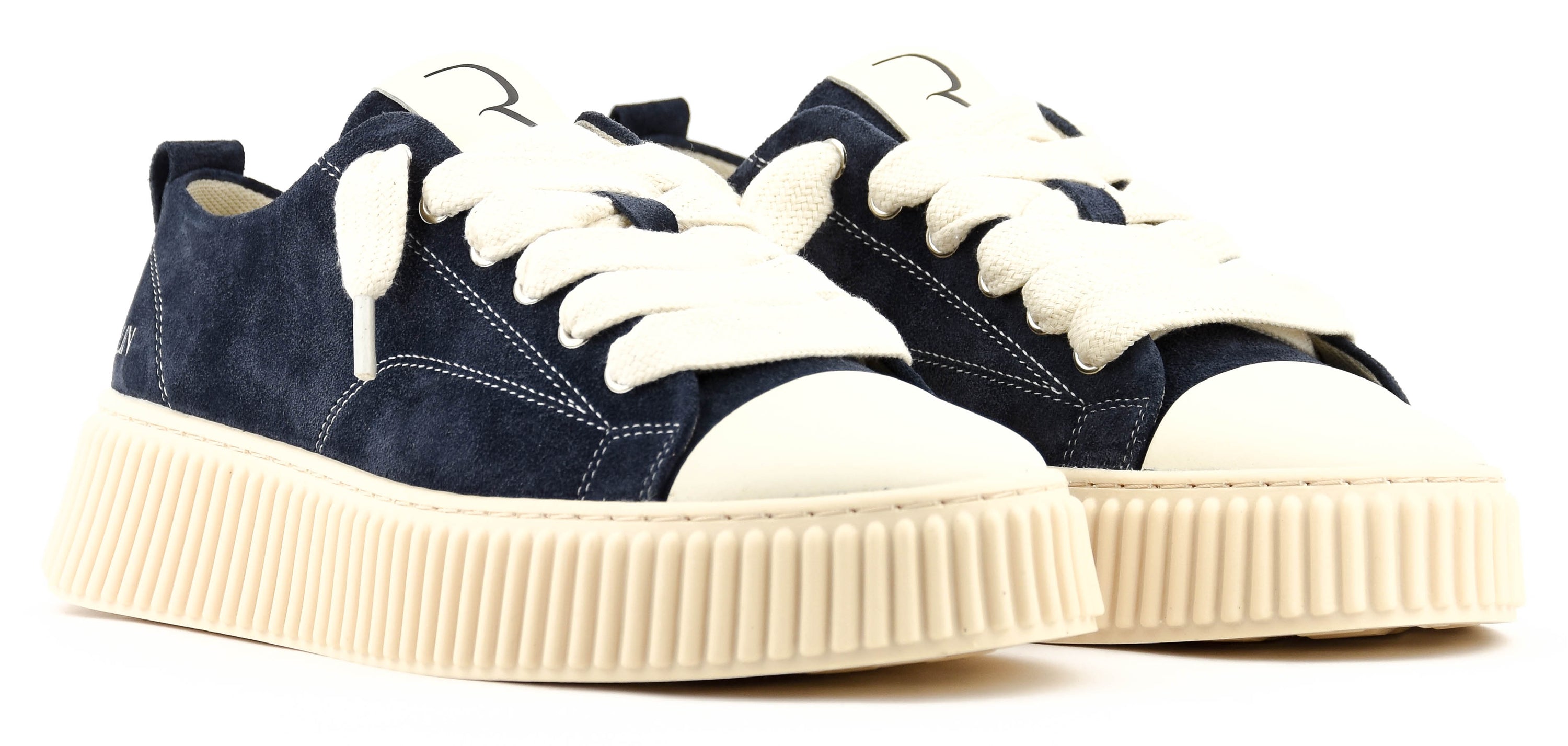 RHUN TREBLE SNEAKER NAVY BLUE SUEDE