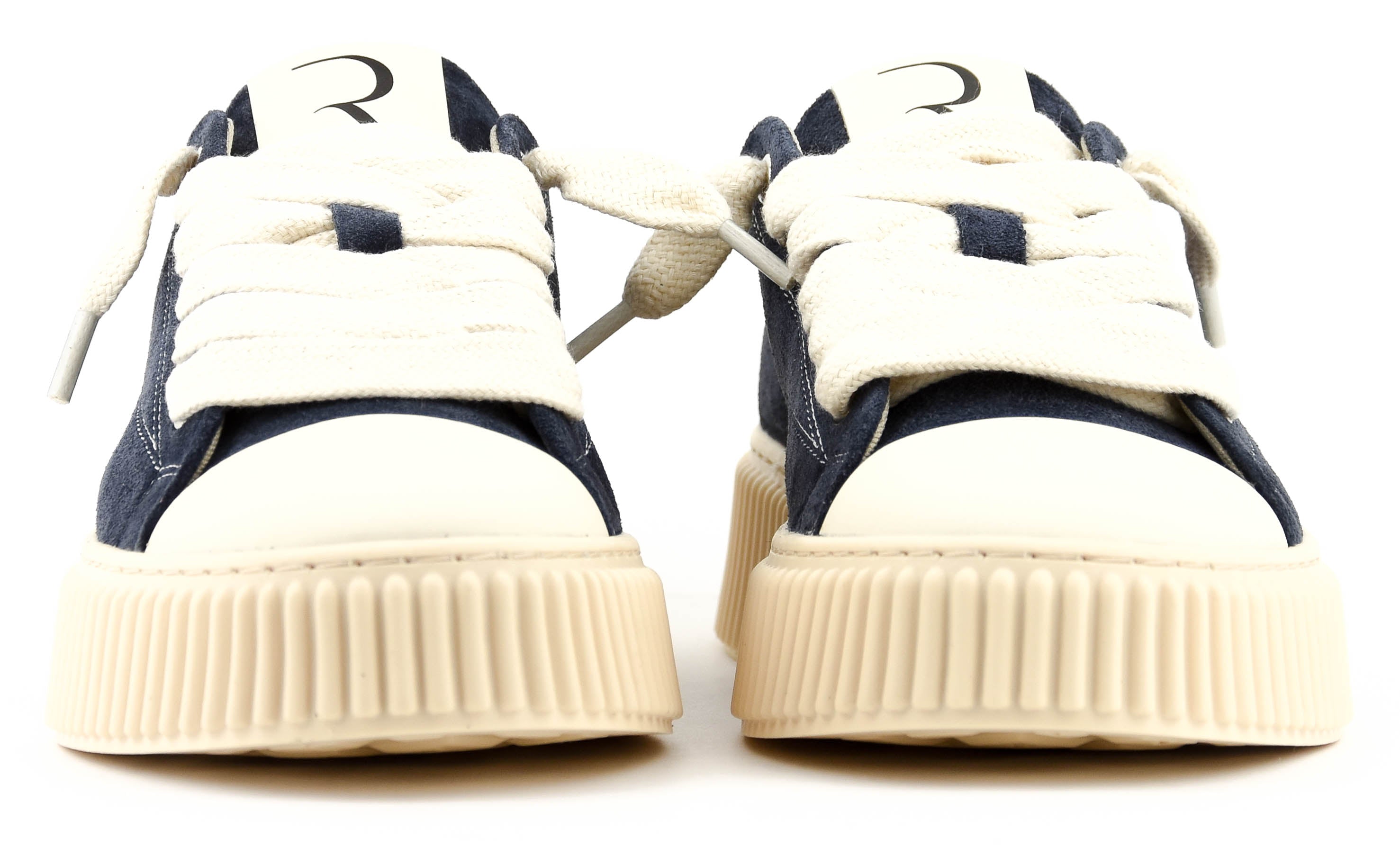 RHUN TREBLE SNEAKER NAVY BLUE SUEDE