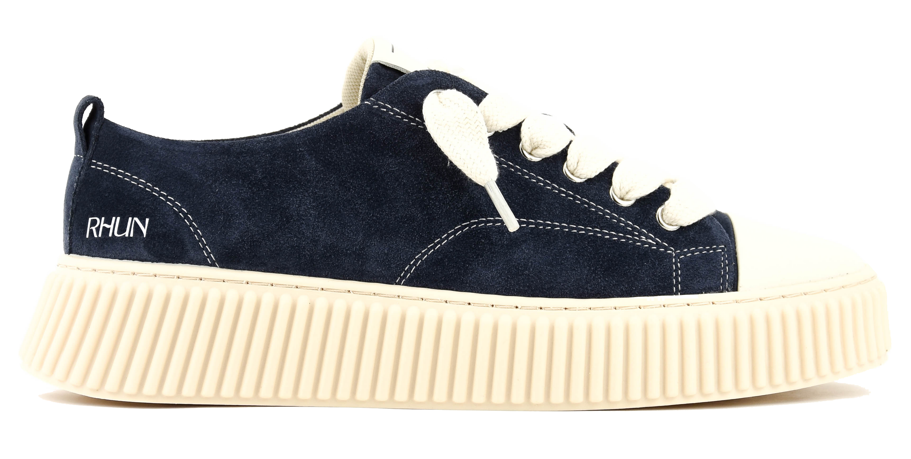RHUN TREBLE SNEAKER NAVY BLUE SUEDE