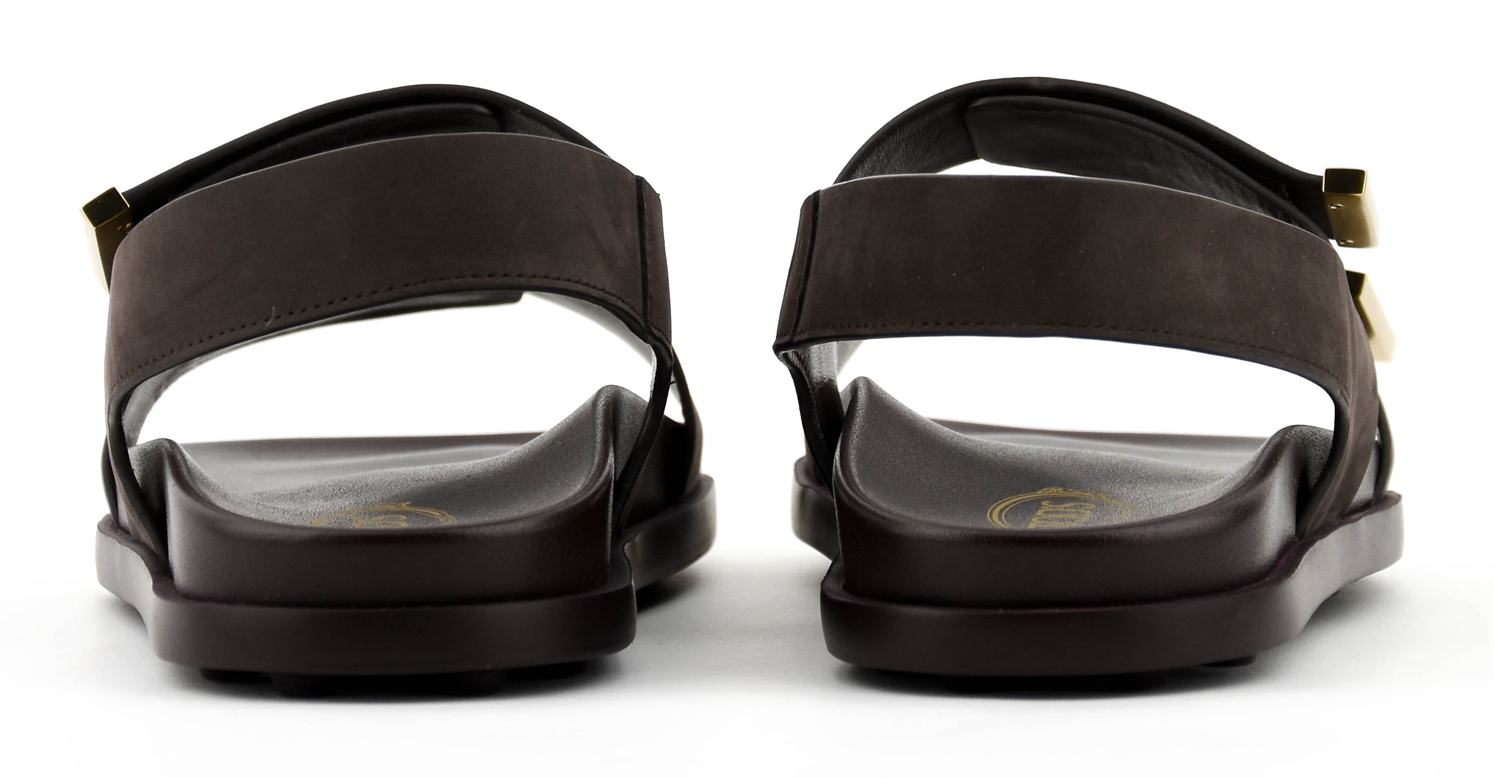 TODS TWO STRAP SANDAL BROWN