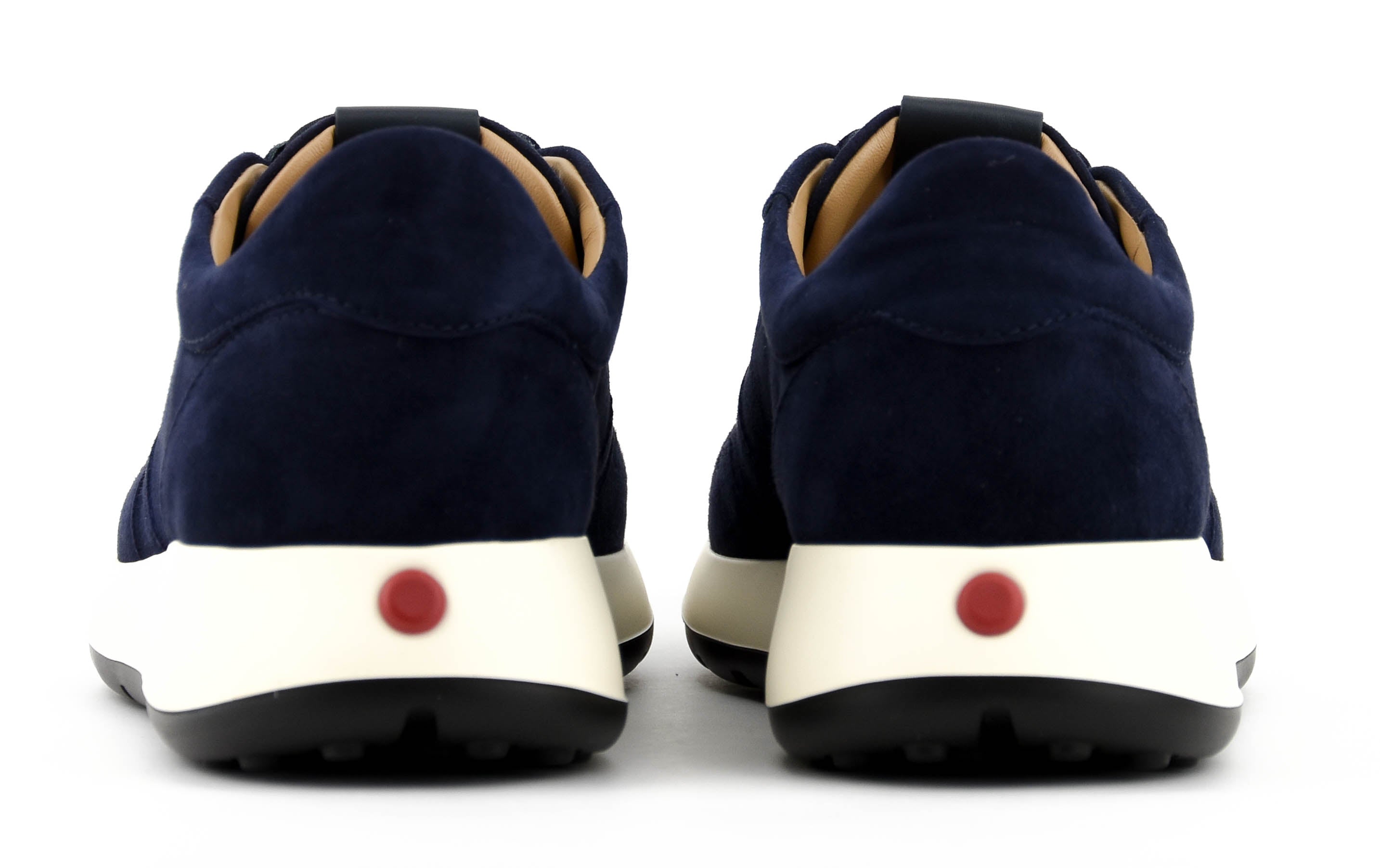 TOD'S  RED DOT SNEAKER PASHMY SUEDE NAVY