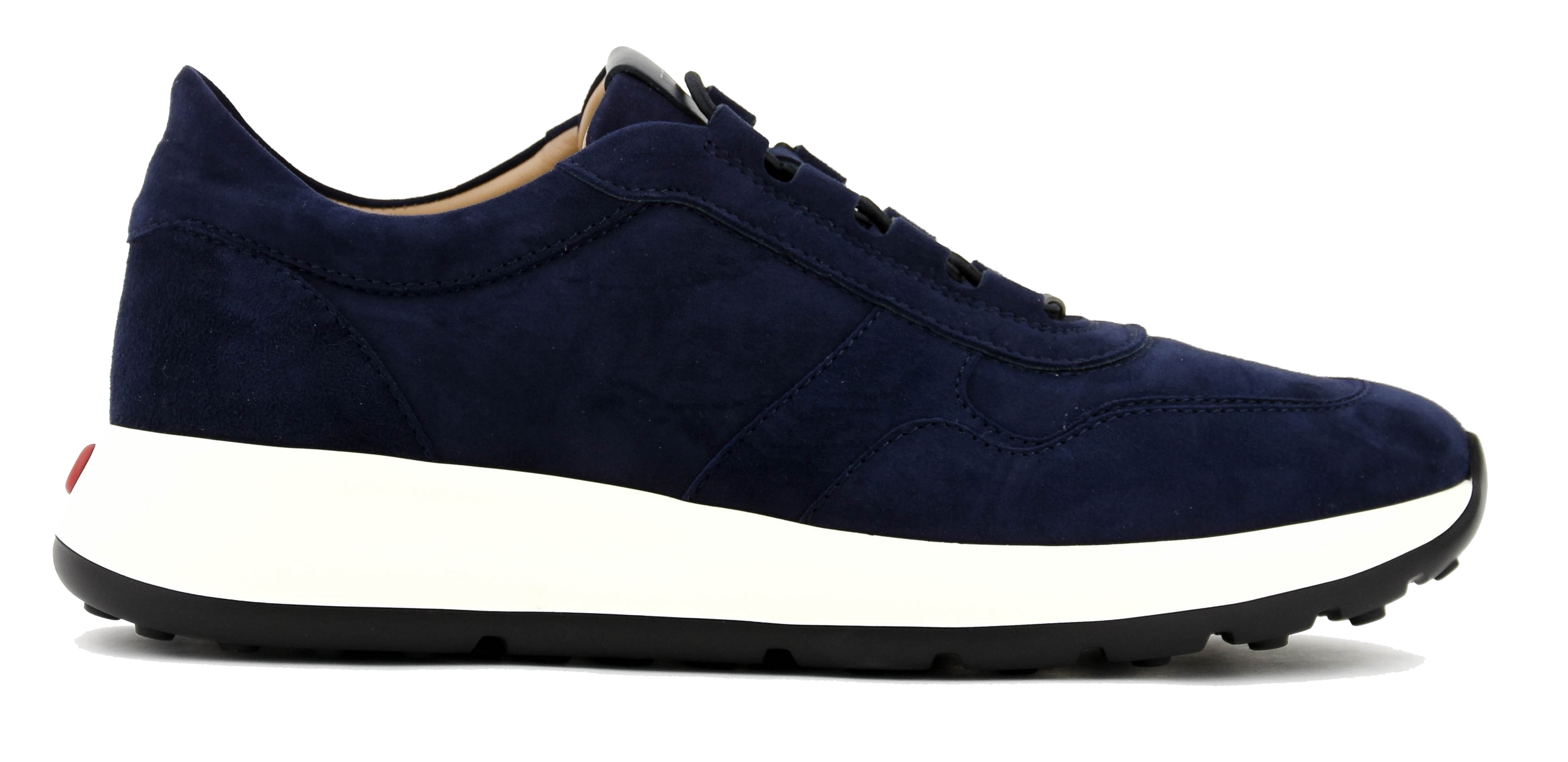 TOD'S &nbsp;RED DOT SNEAKER PASHMY SUEDE navy