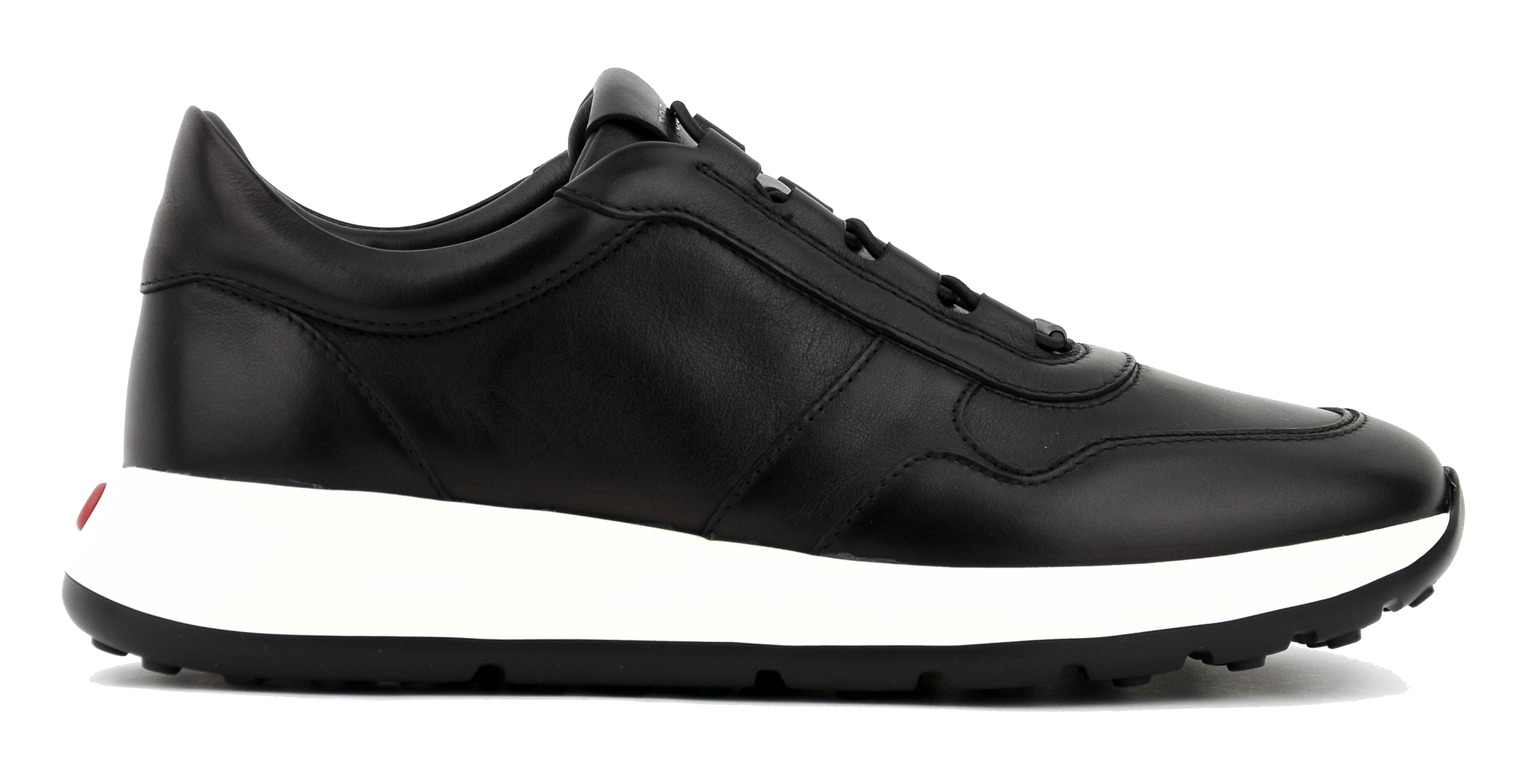 TOD'S  RED DOT SNEAKER NAPPA black