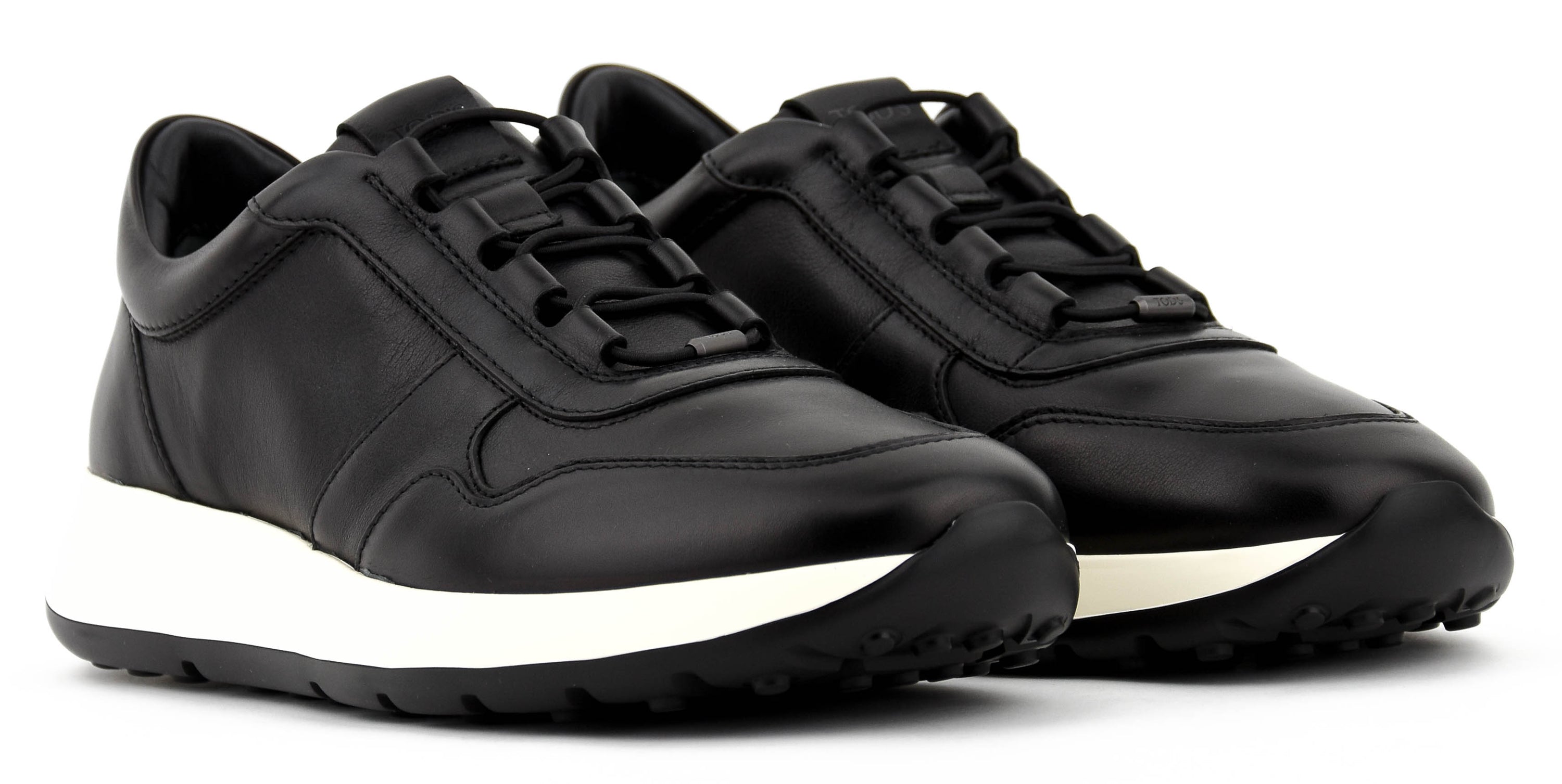 TOD'S  RED DOT SNEAKER NAPPA BLACK
