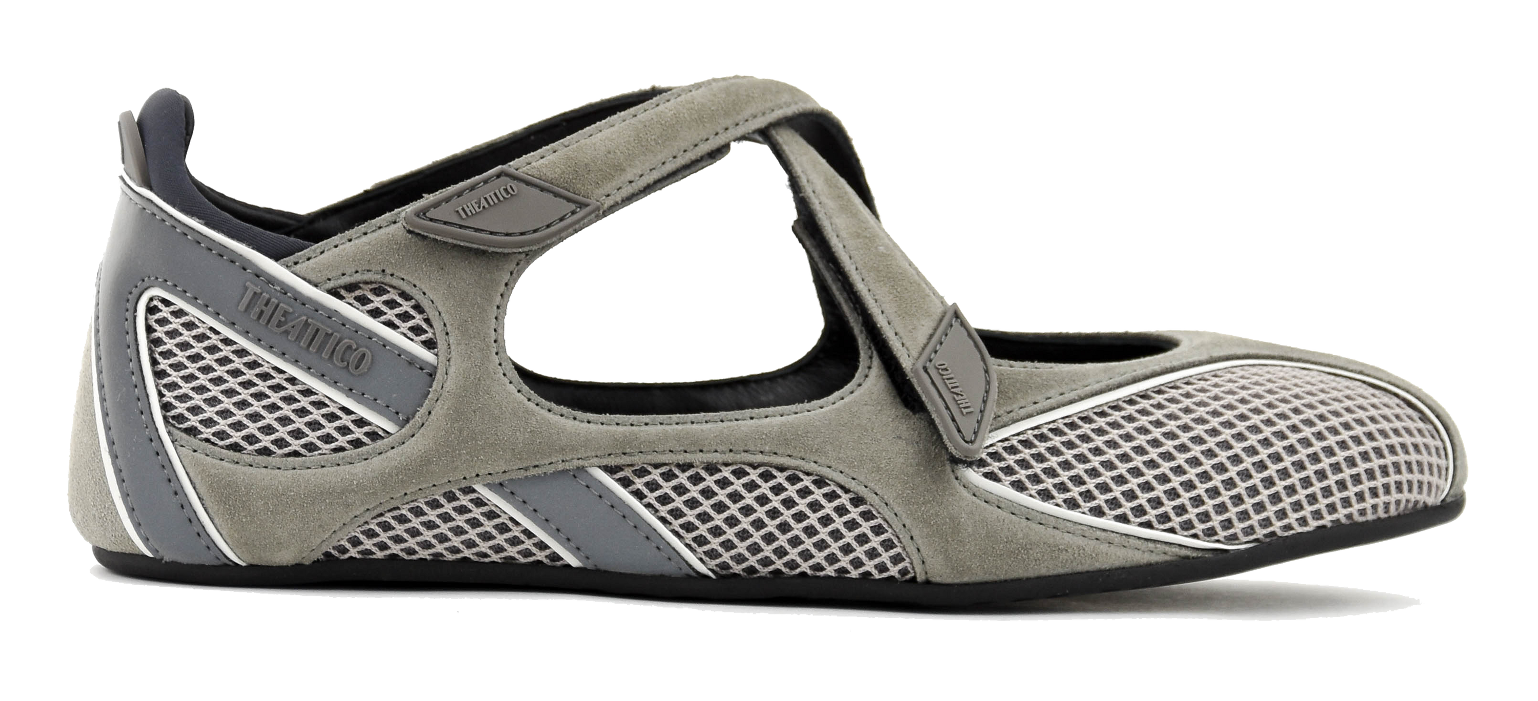 THE ATTICO FLOOR 01 BALLERINA grey