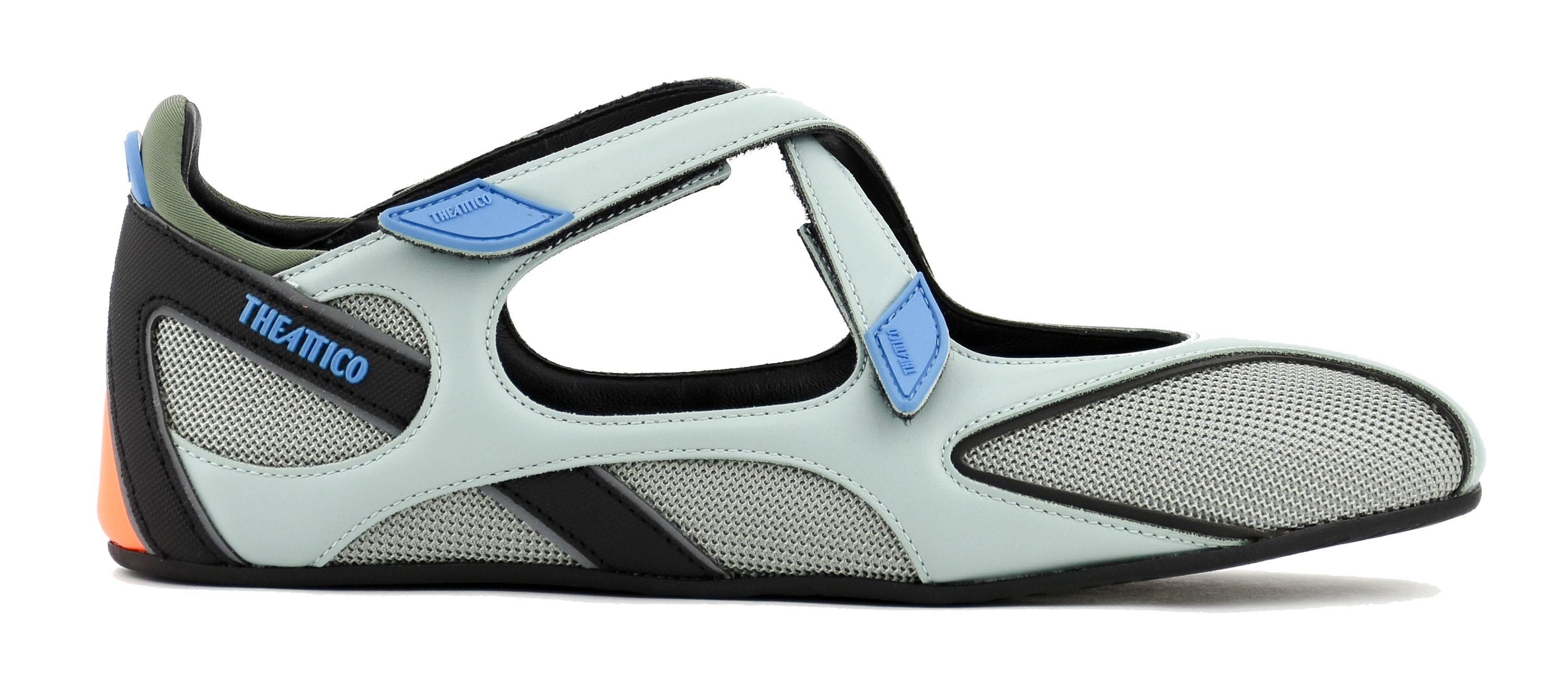 THE ATTICO FLOOR 01 BALLERINA turquise