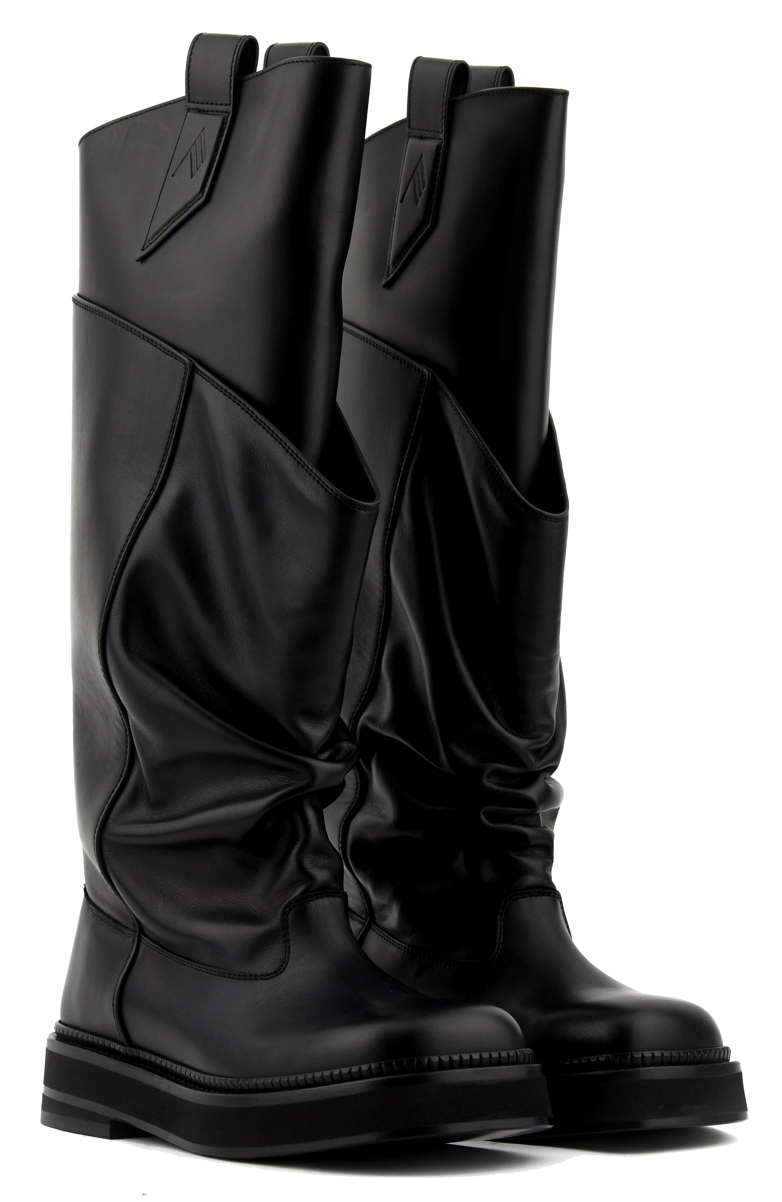 THE ATTICO LE PASSEGIATA BIKER BOOT BLACK