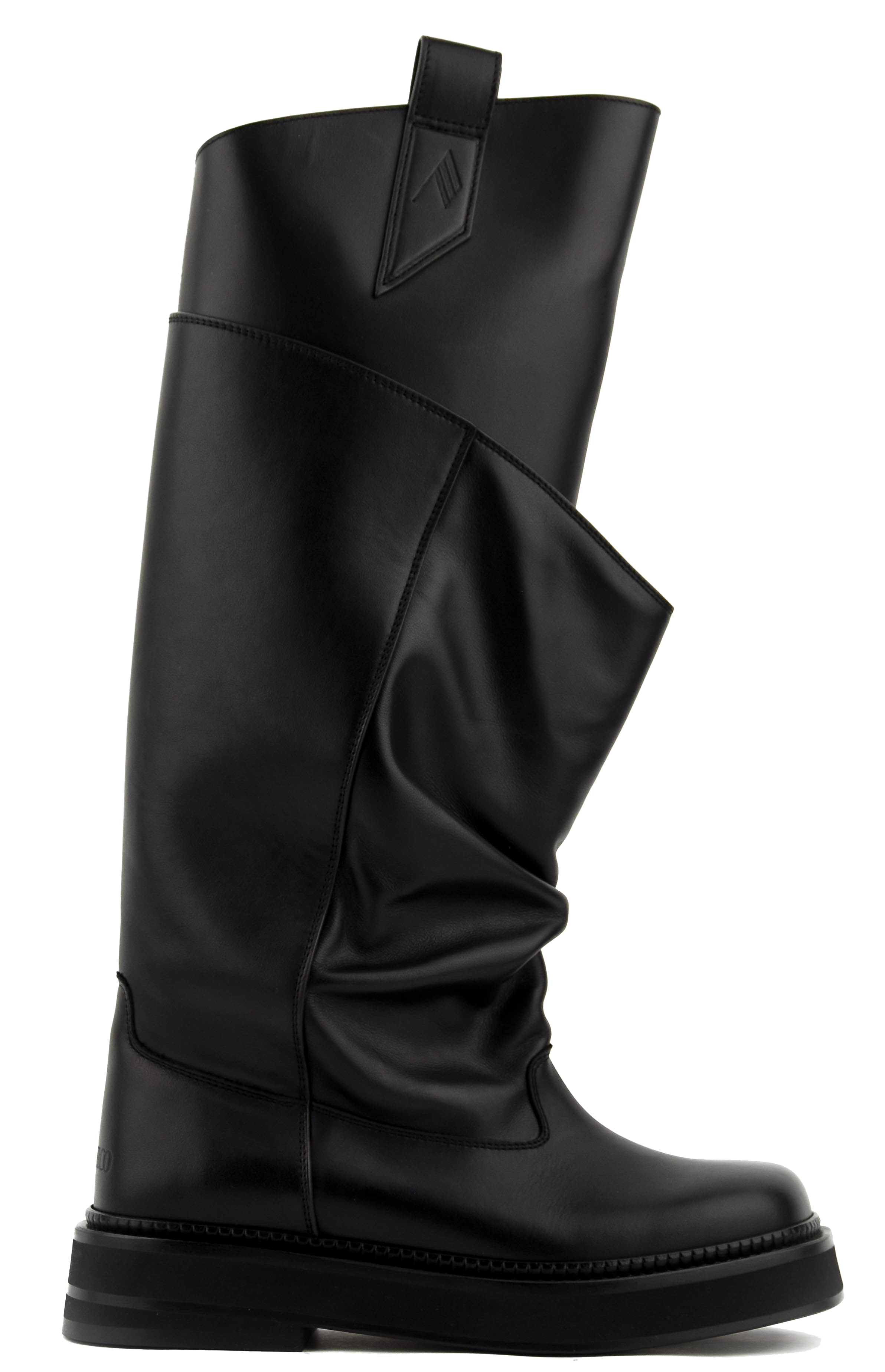 THE ATTICO LE PASSEGIATA BIKER BOOT black