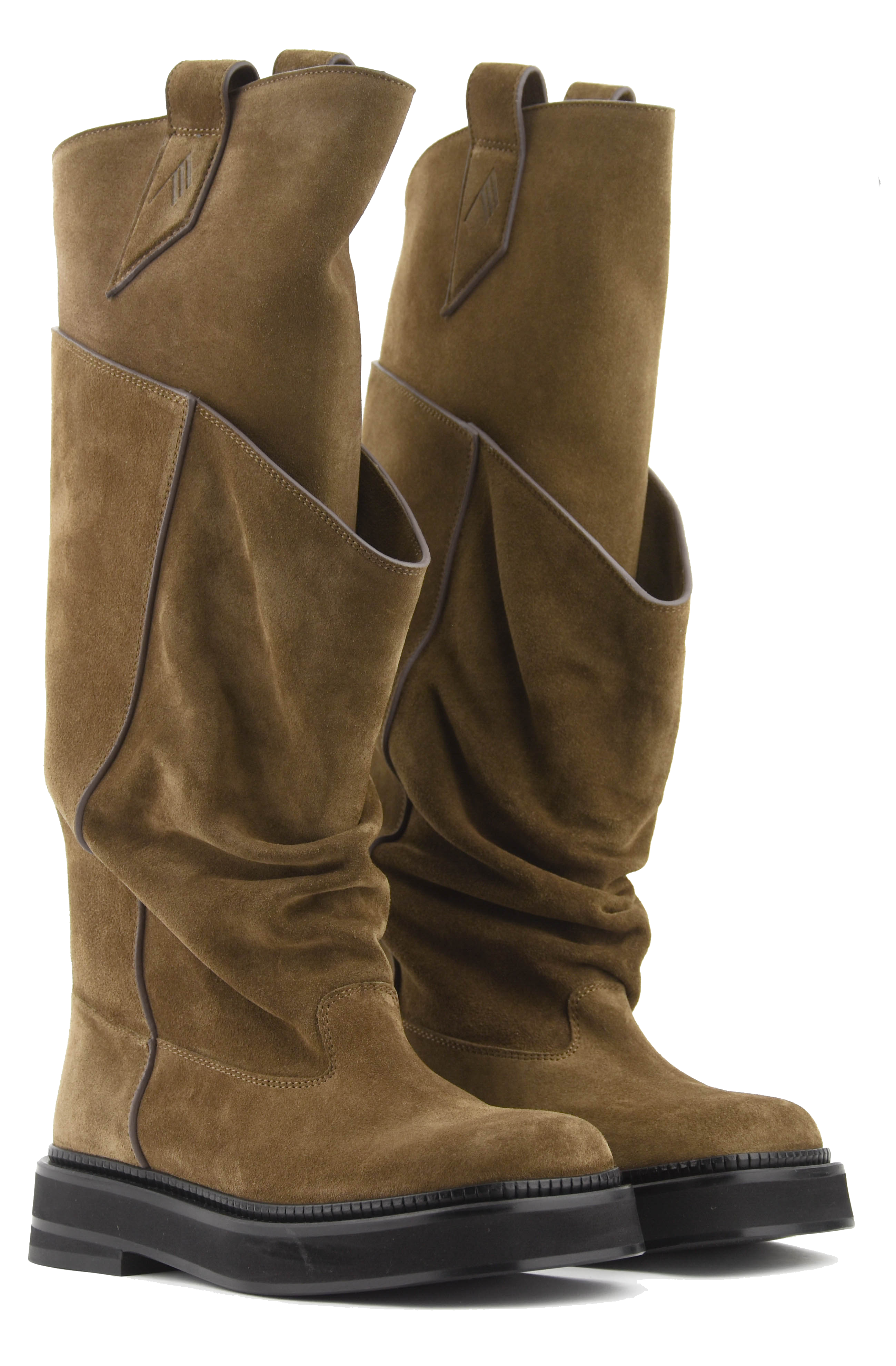 THE ATTICO LE PASSEGIATA BIKER BOOT BROWN