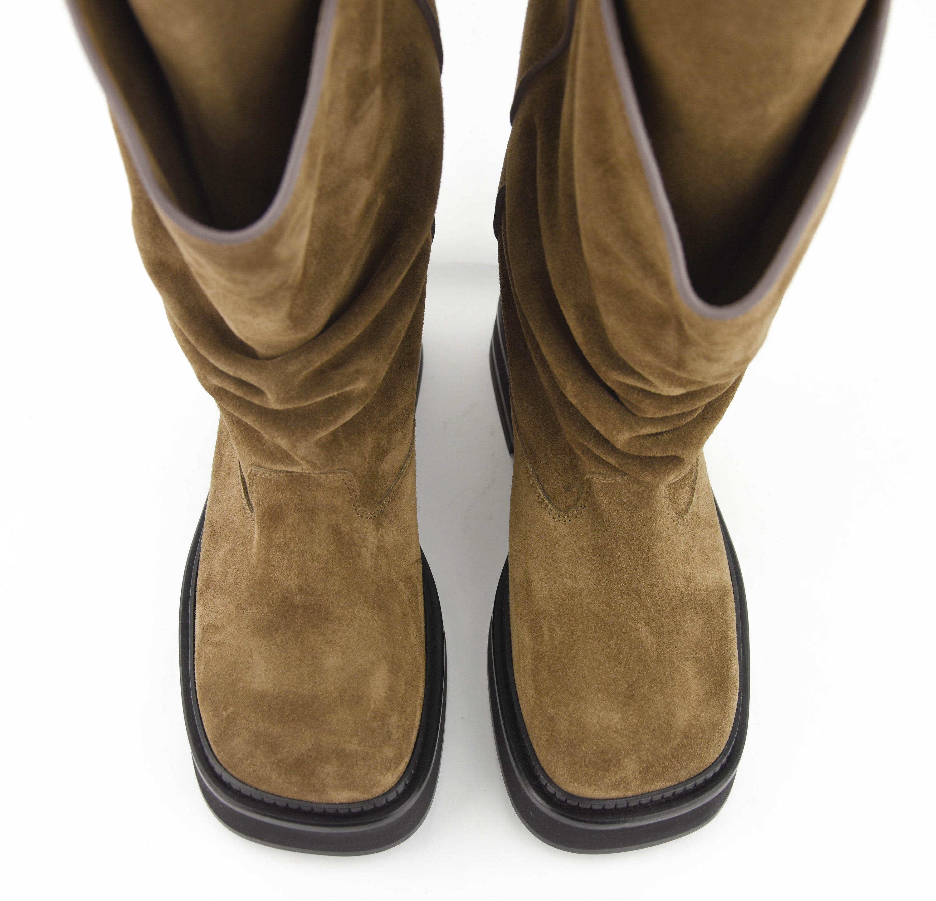 THE ATTICO LE PASSEGIATA BIKER BOOT BROWN