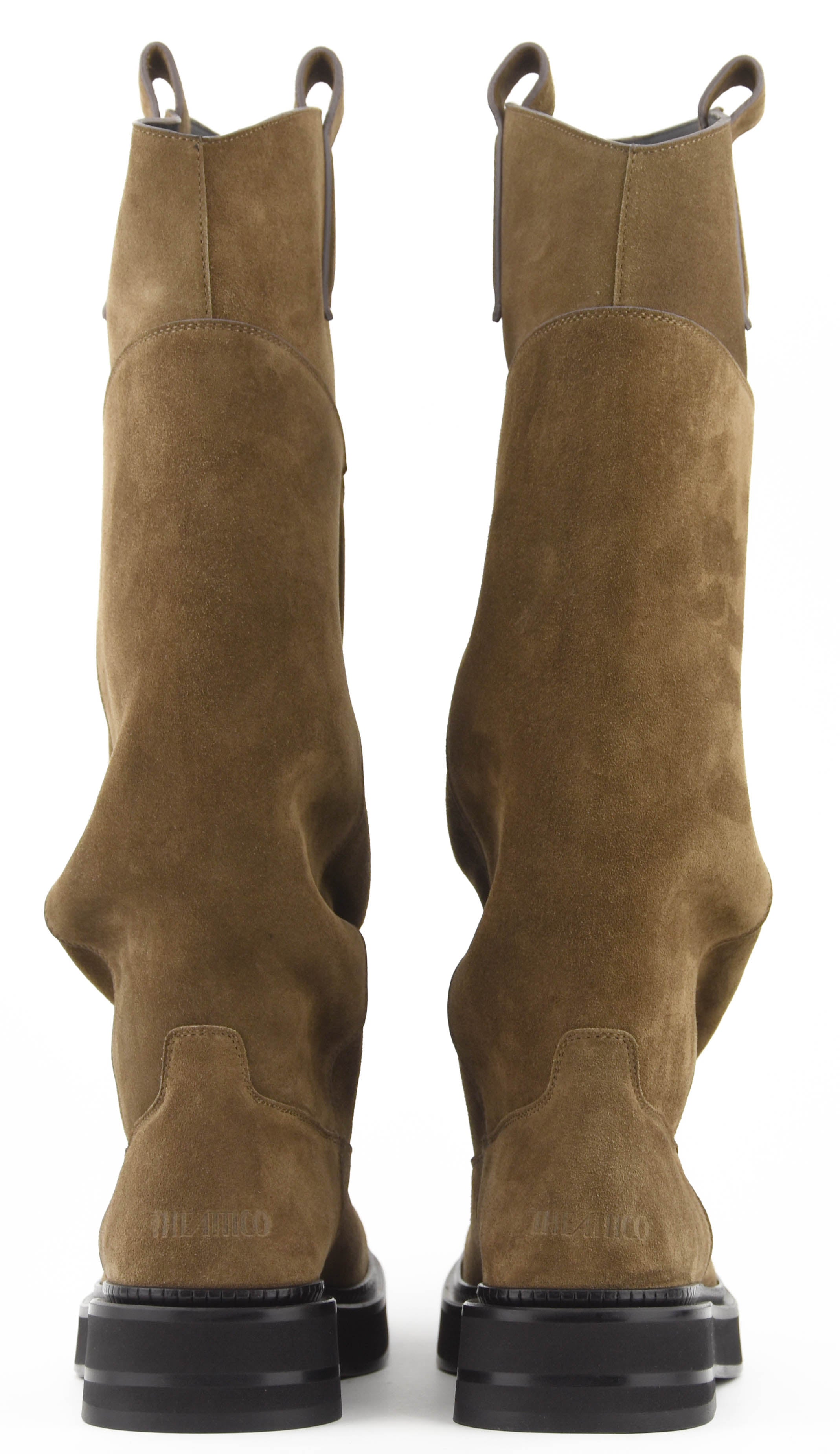 THE ATTICO LE PASSEGIATA BIKER BOOT BROWN