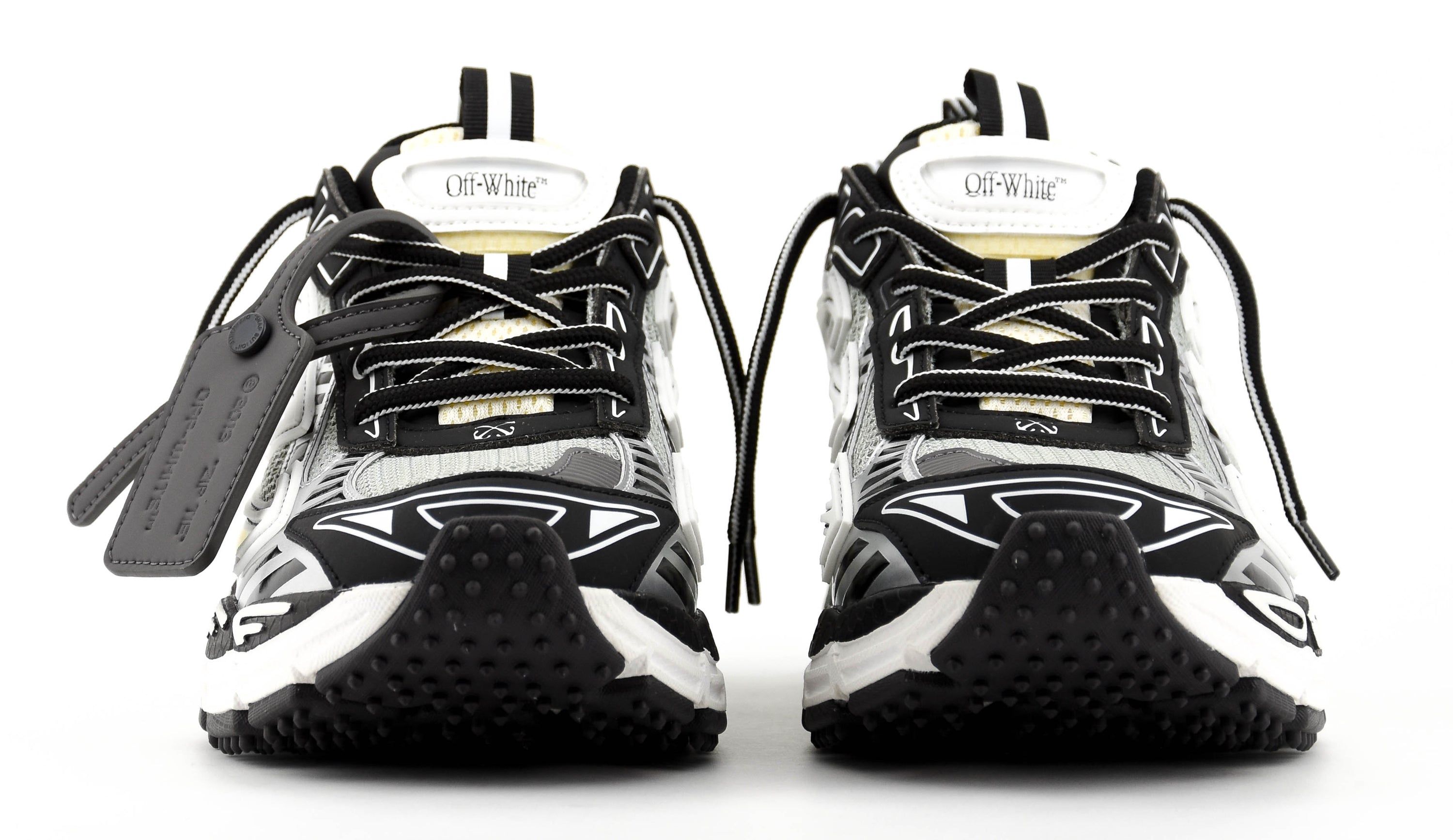 OFFWHITE BE RIGHT BACK LIGHT GREY BLACK