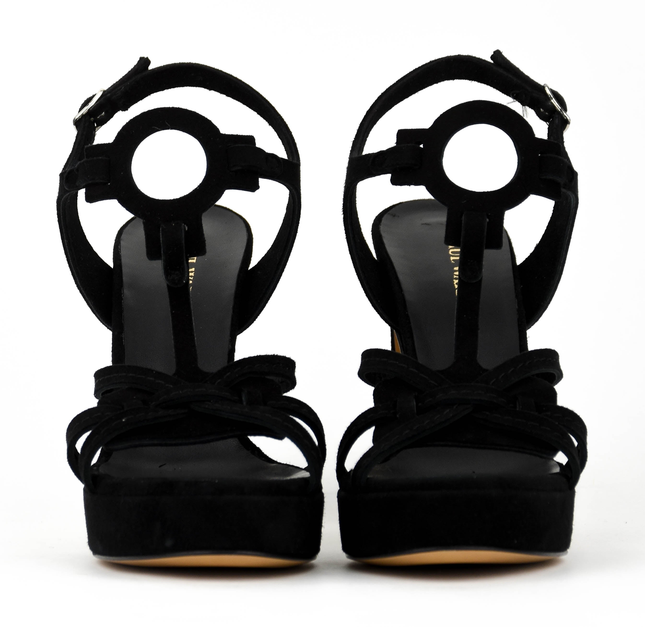 PAUL WARMER PARIS SANDAL BLACK SUEDE