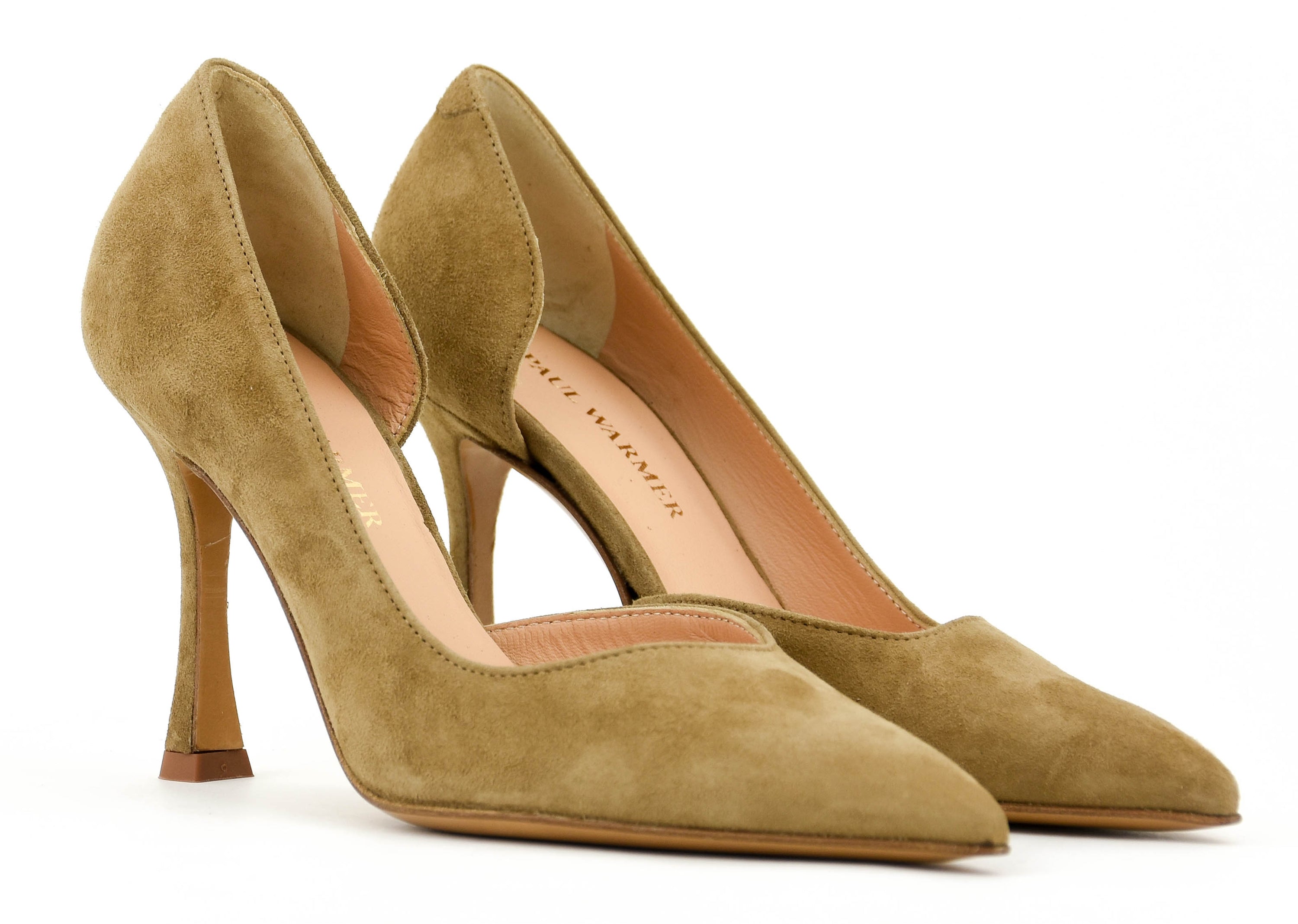 PAUL WARMER D'ORSAY PUMP CAMEL SUEDE