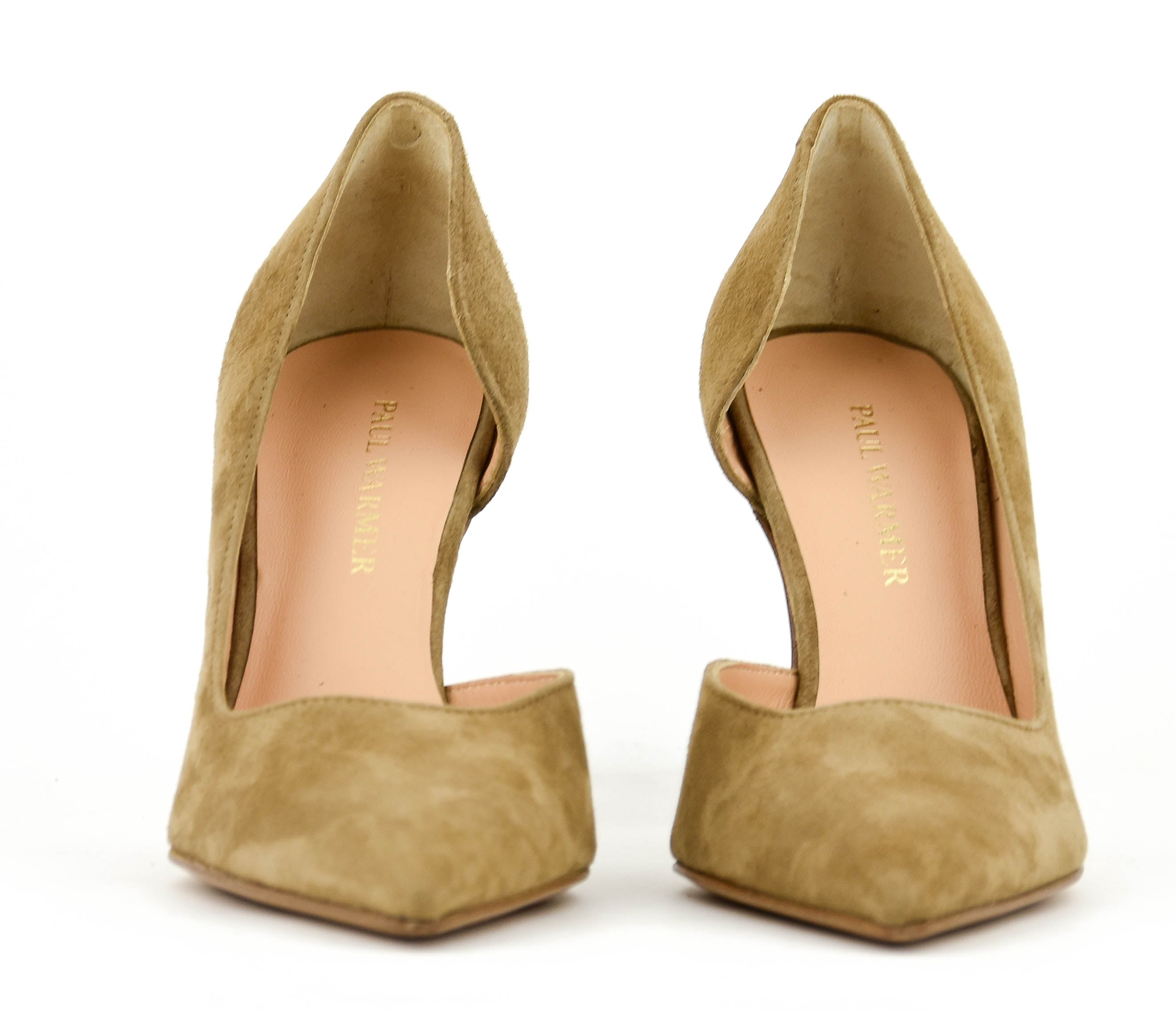 PAUL WARMER D'ORSAY PUMP CAMEL SUEDE