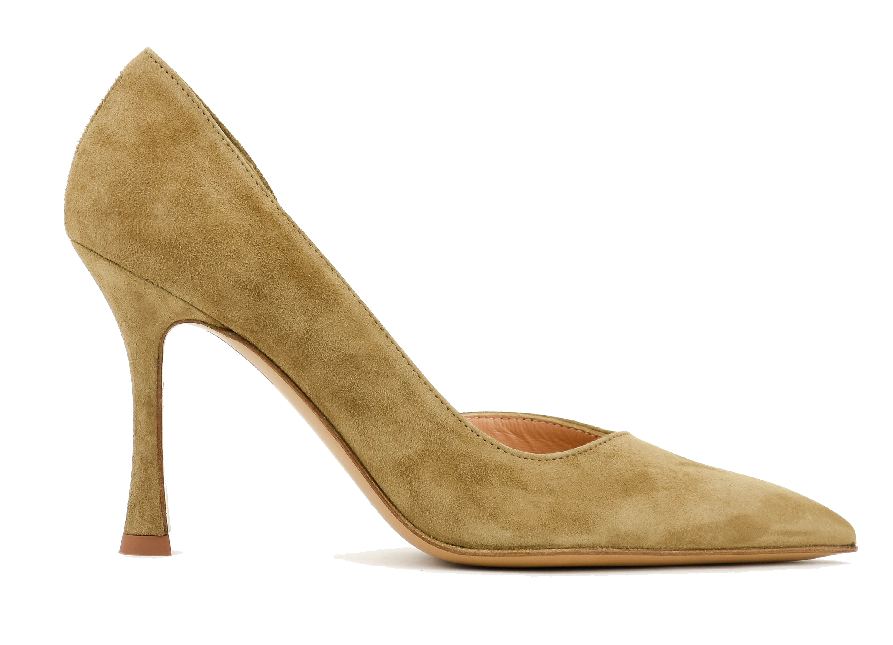 PAUL WARMER D'ORSAY PUMP CAMEL suede