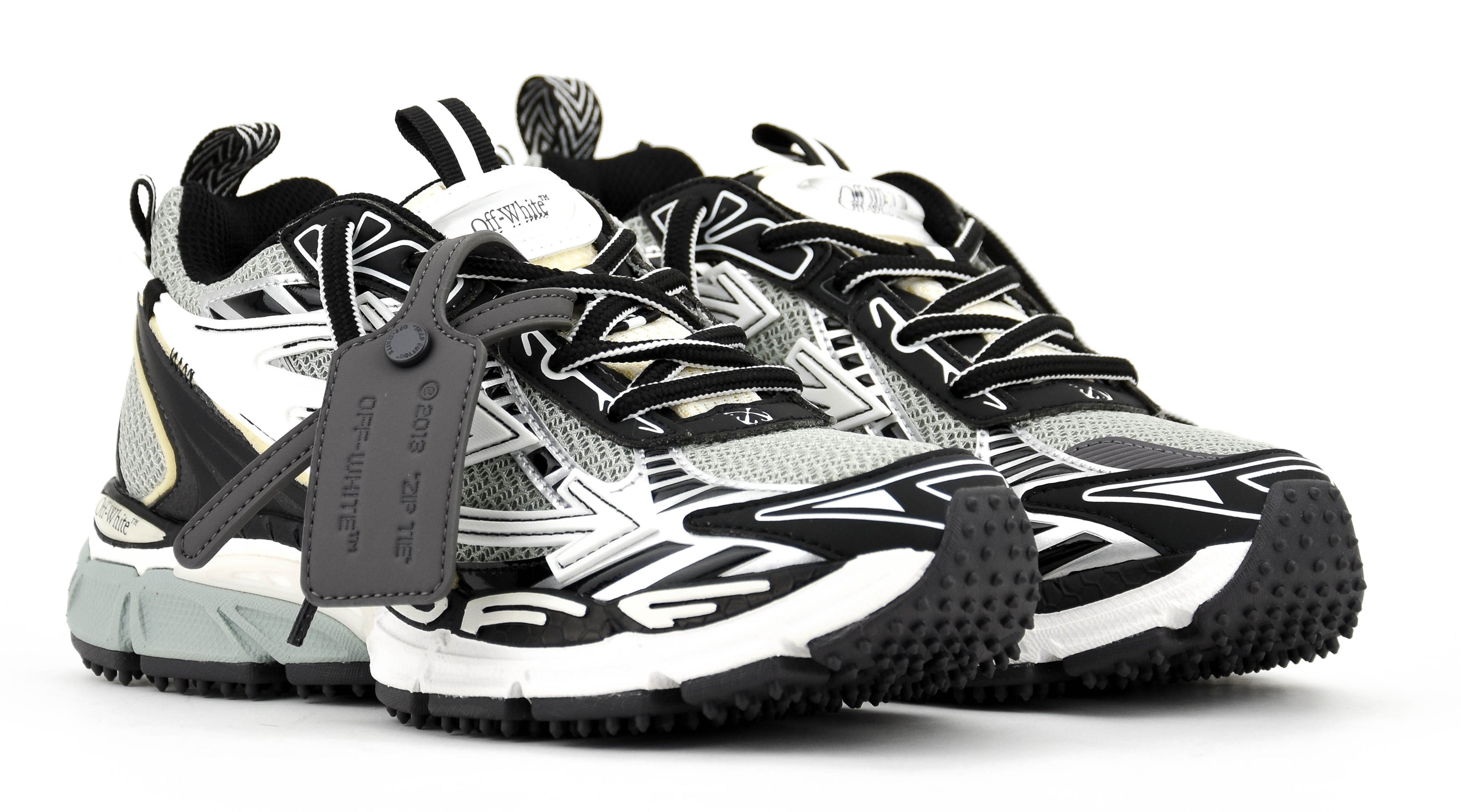 OFFWHITE BE RIGHT BACK GREY BLACK