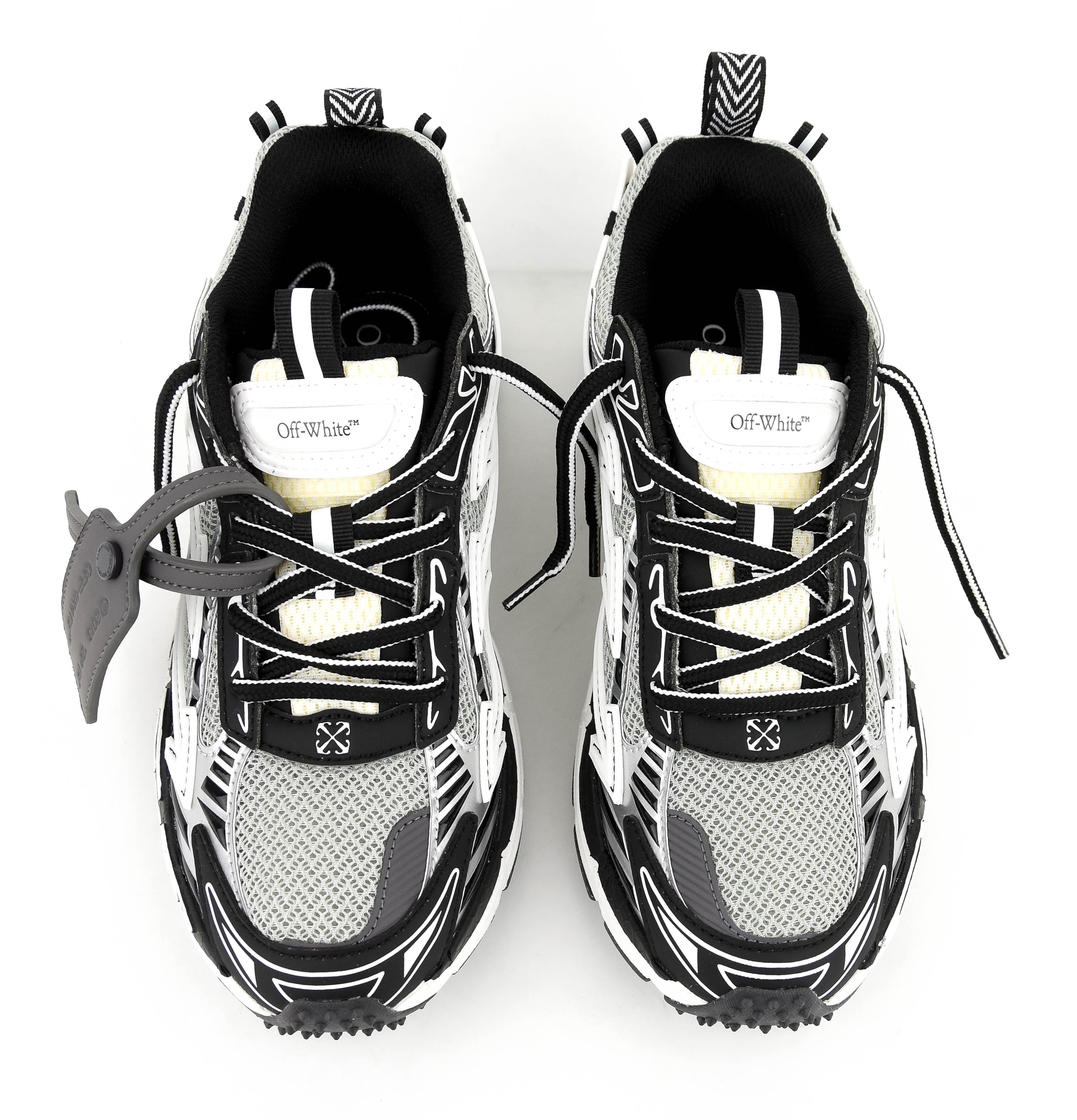 OFFWHITE BE RIGHT BACK GREY BLACK