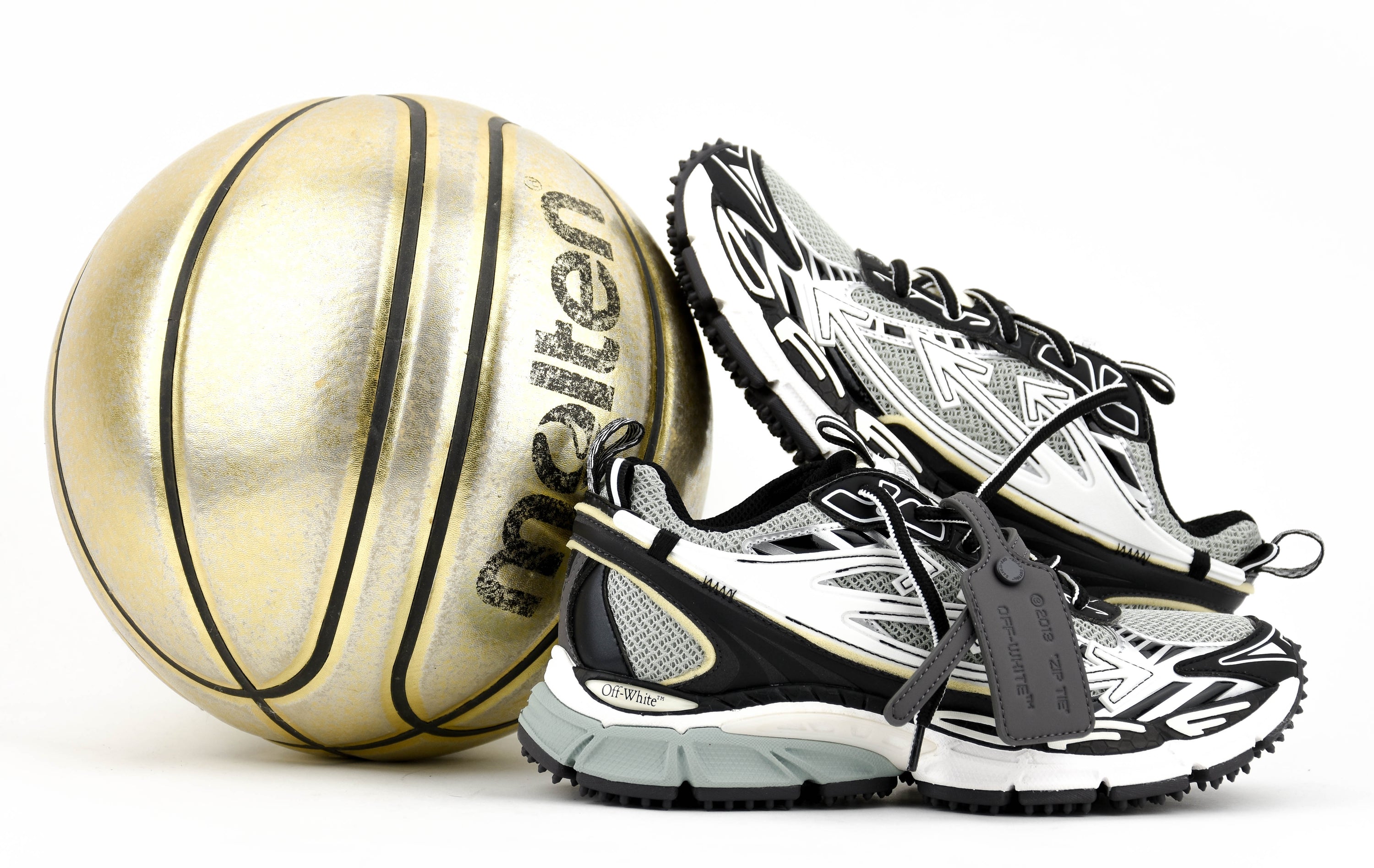 OFFWHITE BE RIGHT BACK GREY BLACK