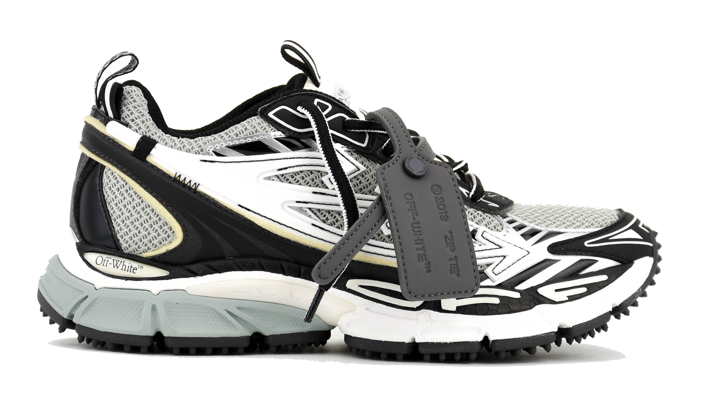 OFFWHITE BE RIGHT BACK GREY BLACK