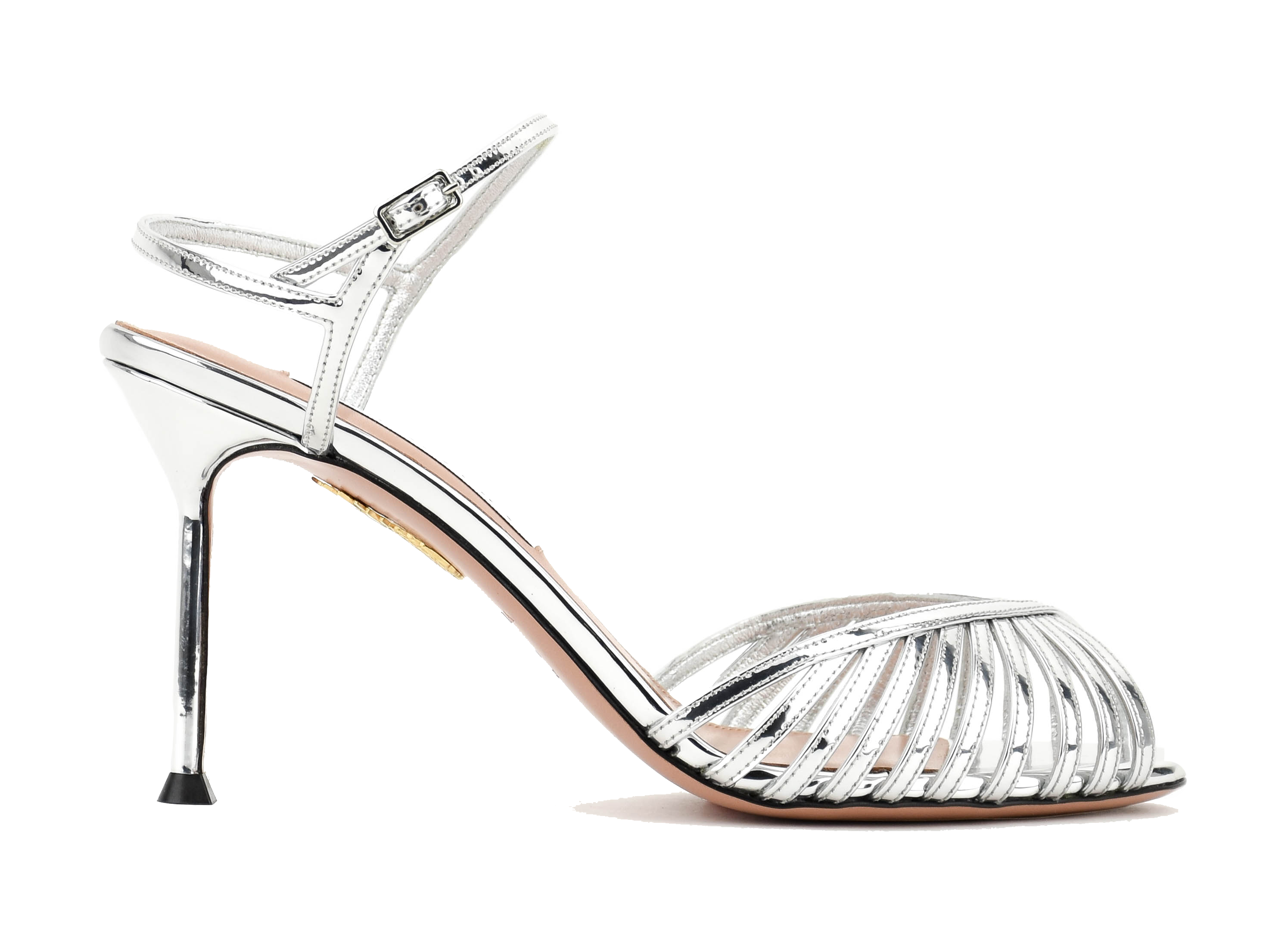 AQUAZZURA HOLD ME SANDAL SILVER