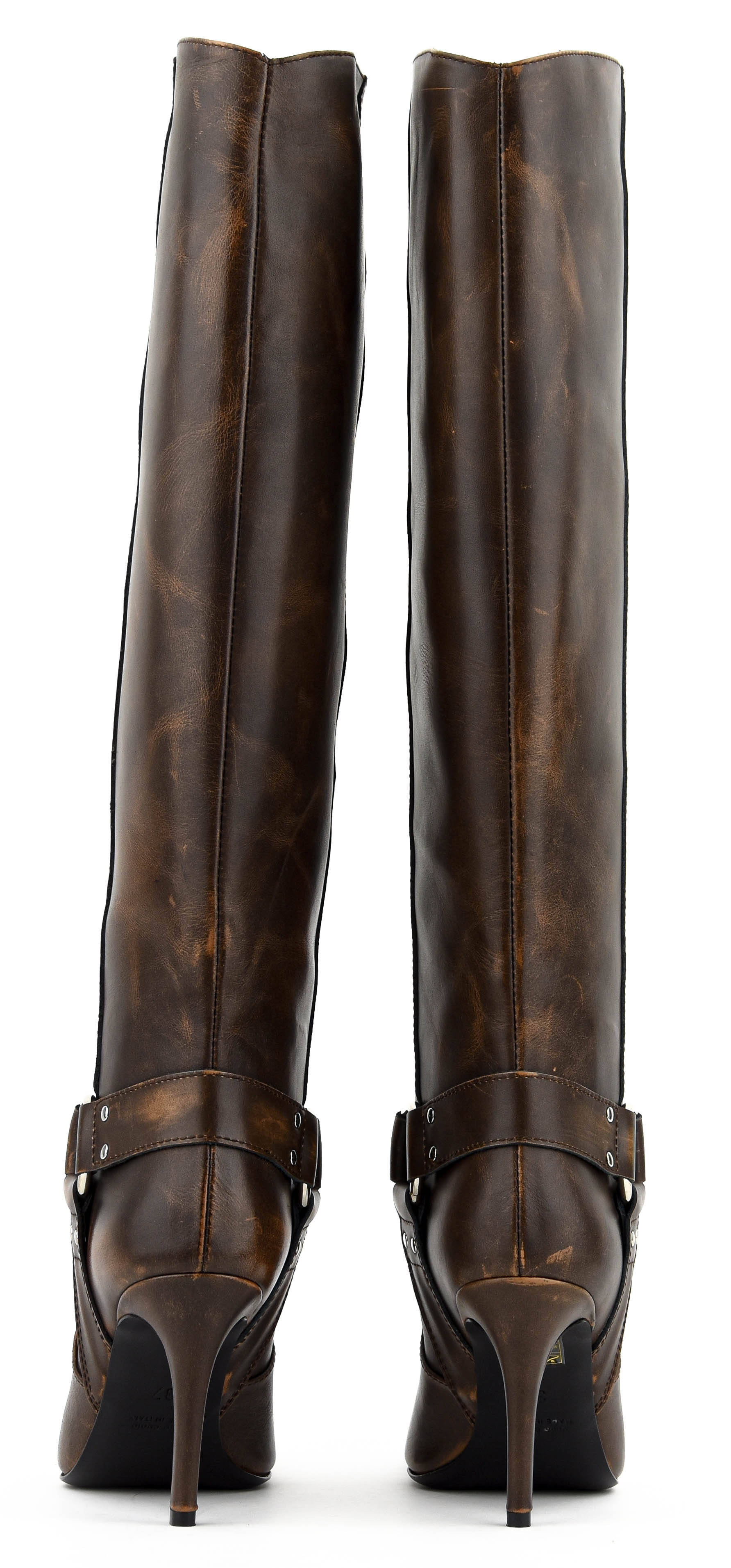 PAUL WARMER ARIZONA LONG BOOT VINTAGE BROWN