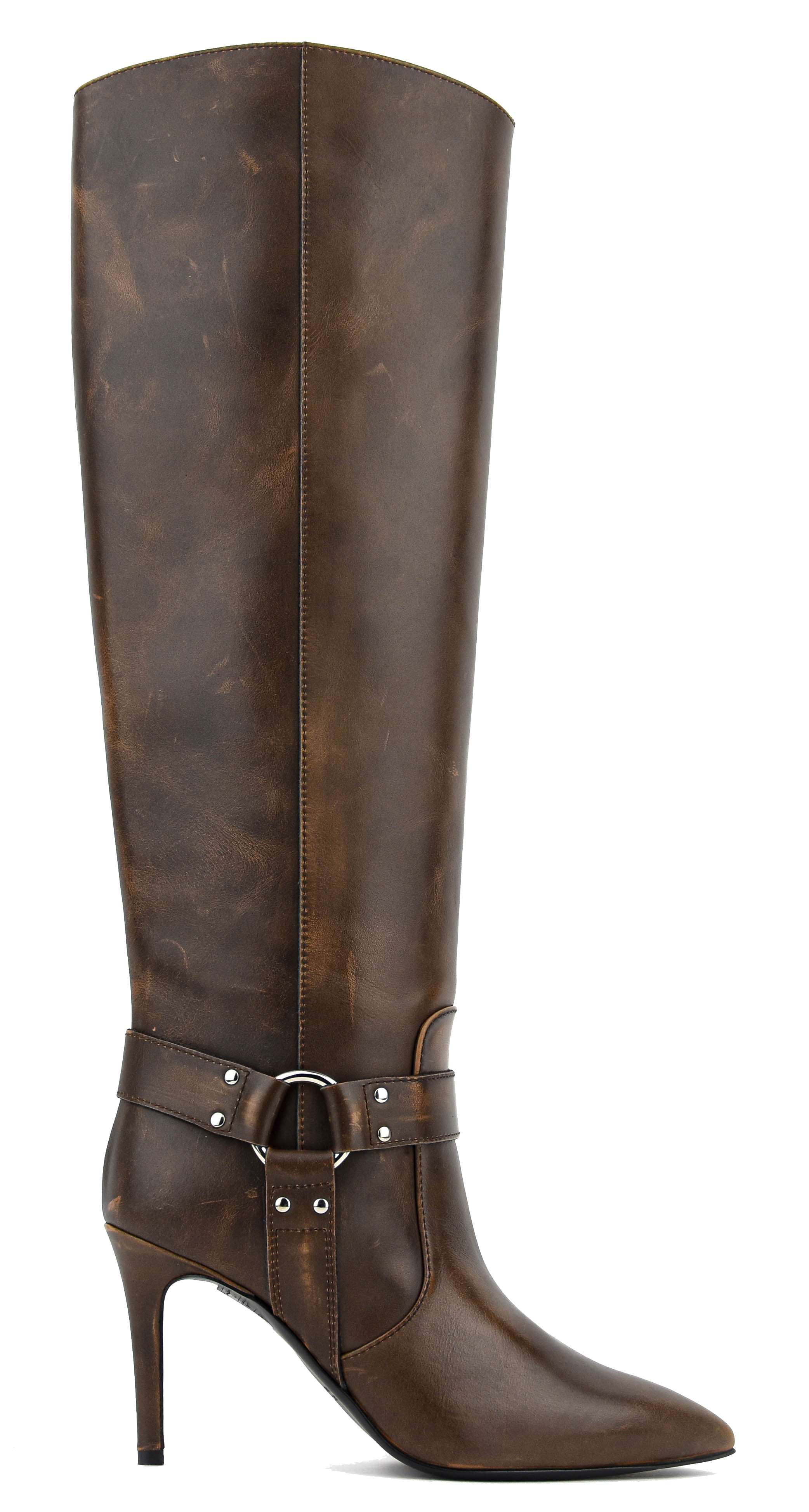 PAUL WARMER ARIZONA LONG BOOT VINTAGE BROWN