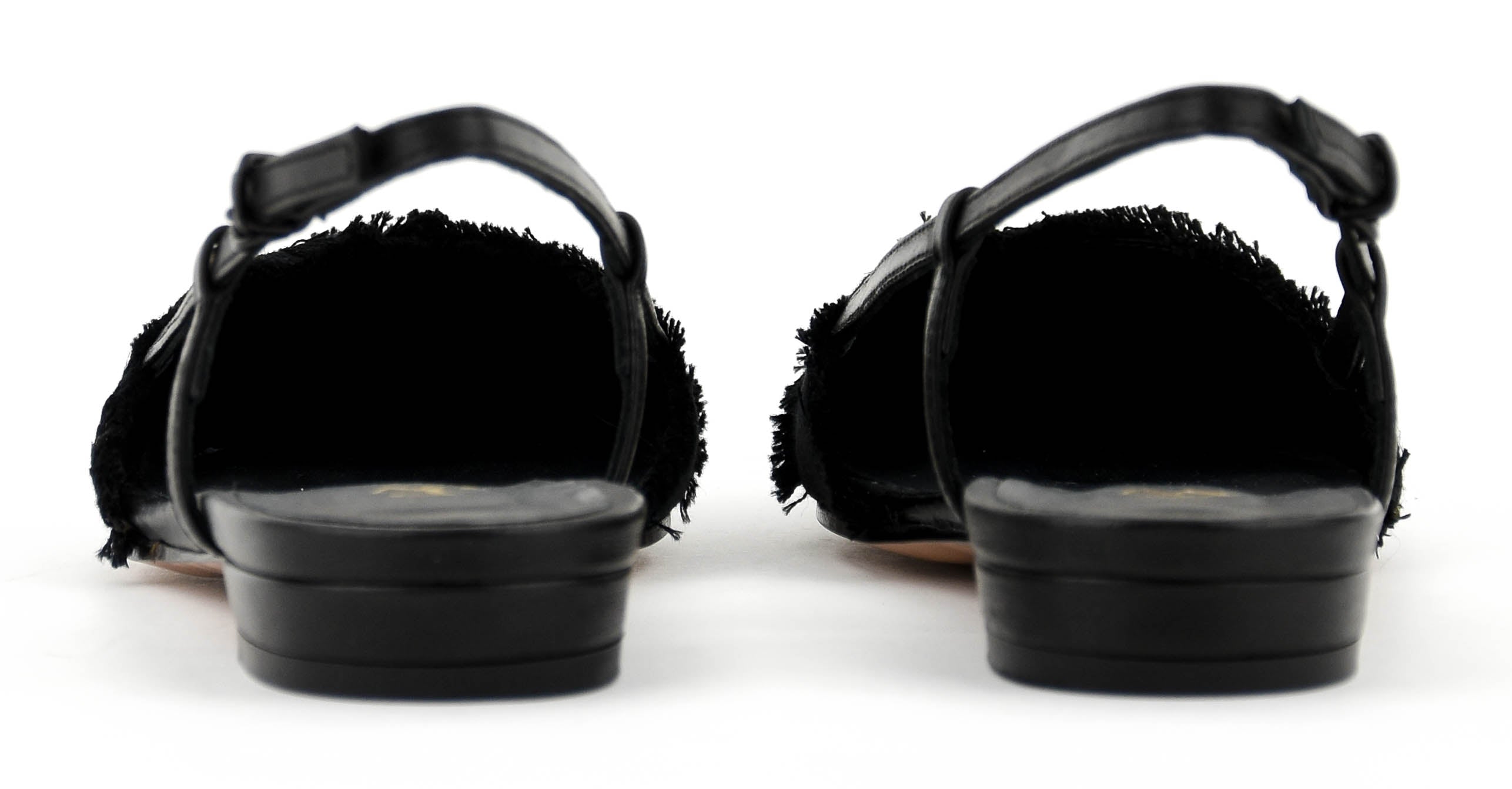 PAUL WARMER IRIS FLAT SLING BALLERINA BLACK