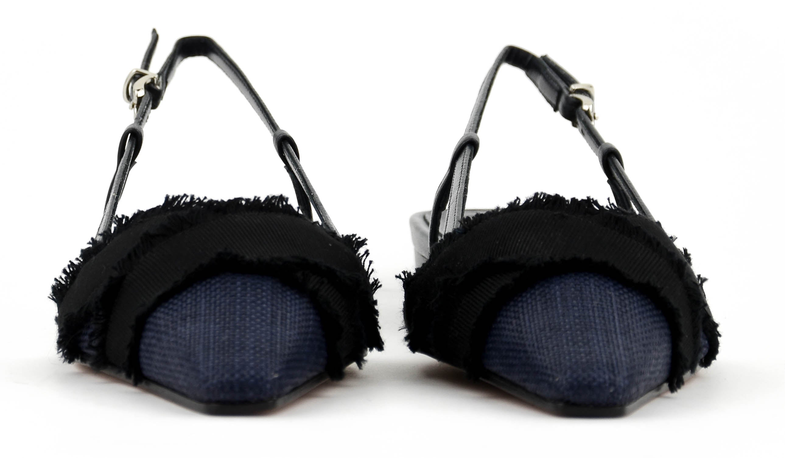 PAUL WARMER IRIS FLAT SLING BALLERINA BLUE