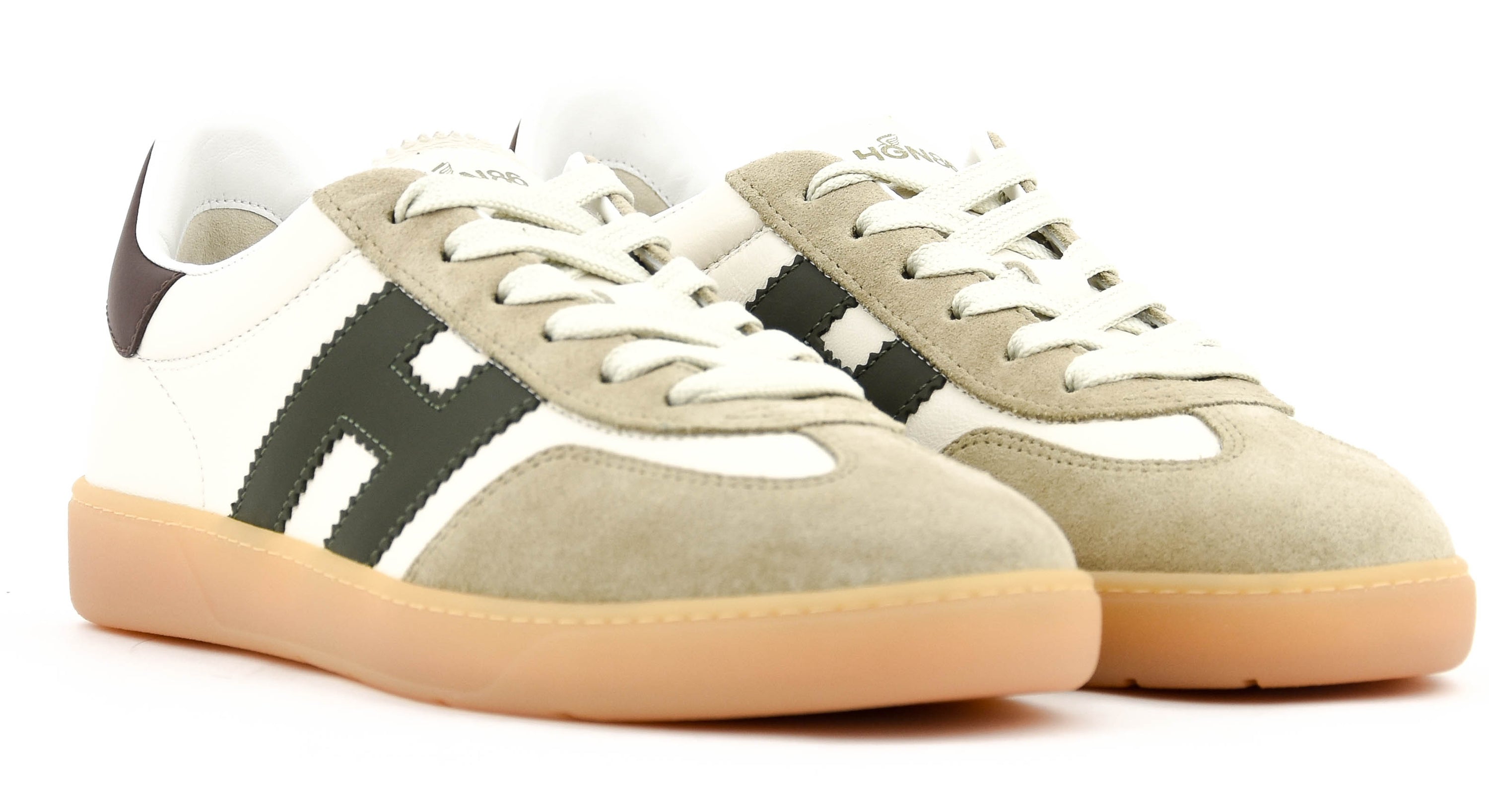 HOGAN COOL MAN SNEAKER OFFWHITE GREEN