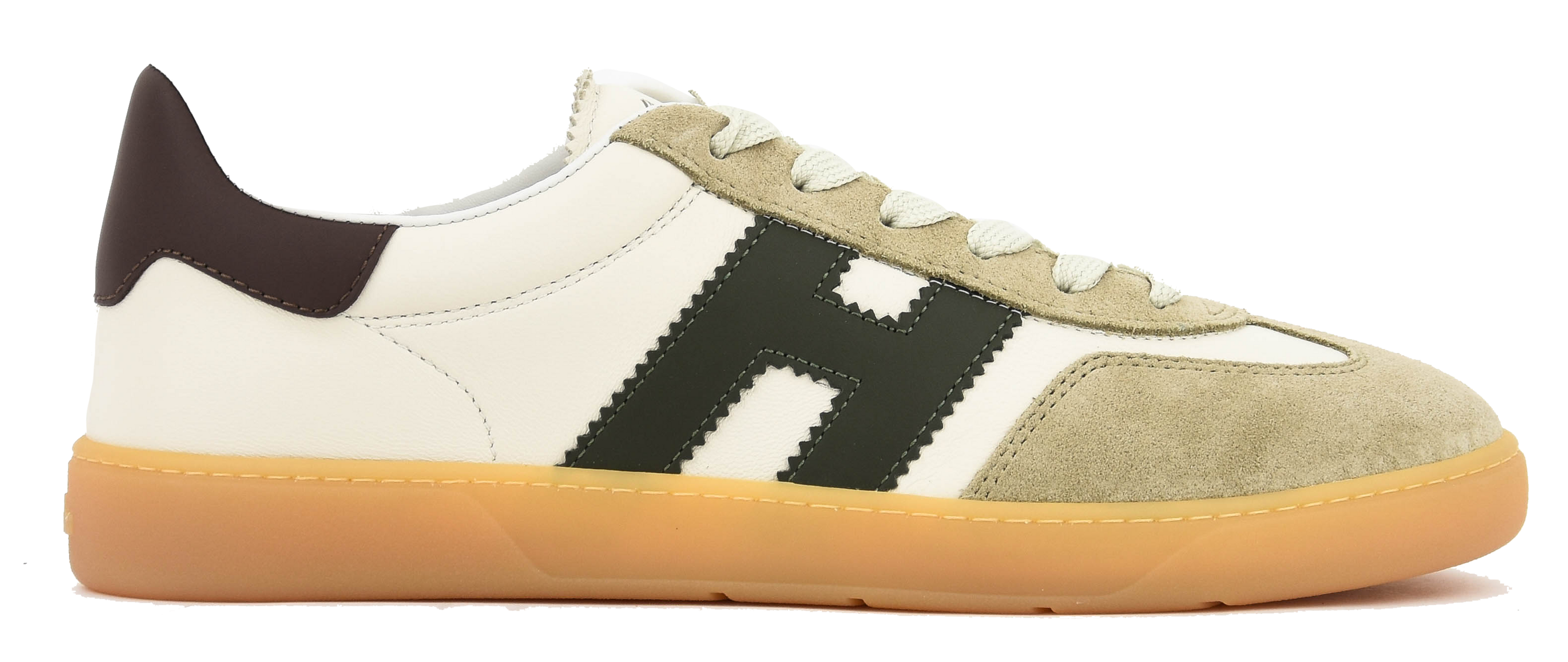 HOGAN COOL MAN SNEAKER OFFWHITE GREEN
