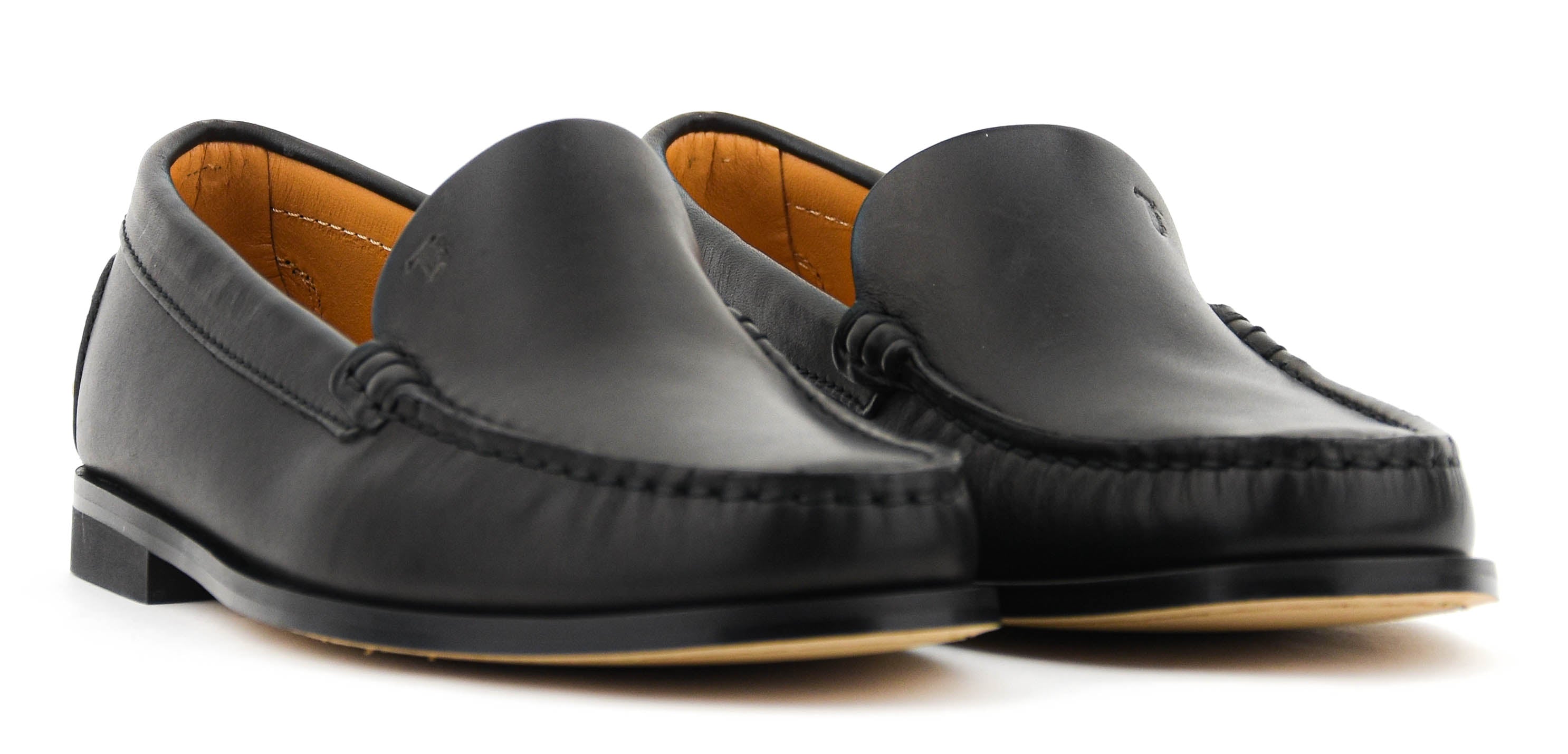 TODS METAL STUDS LOAFER BLACK