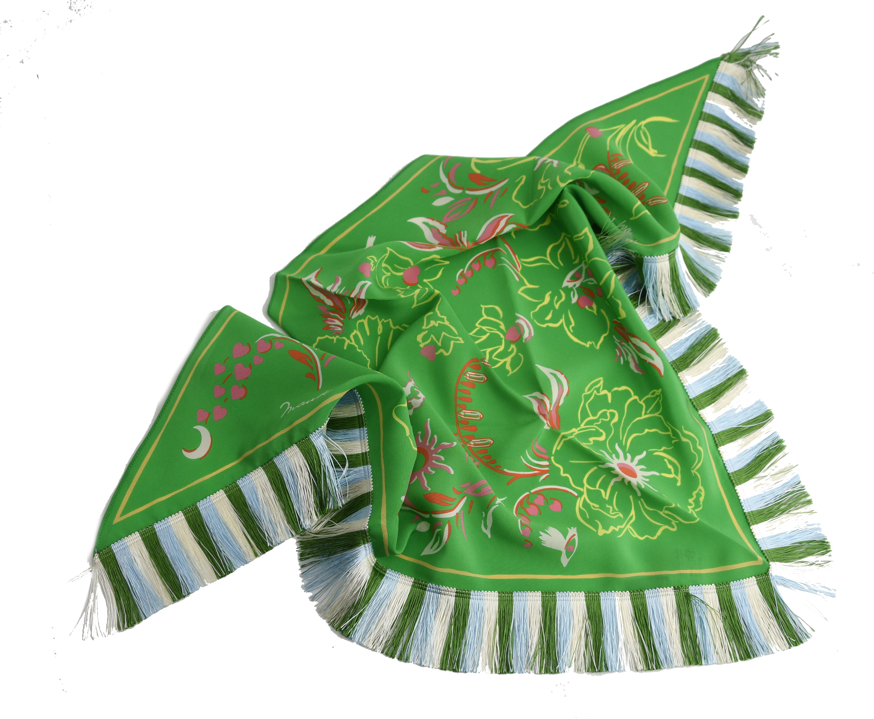 MANTERO TRIANGLE FRINGES BORDO