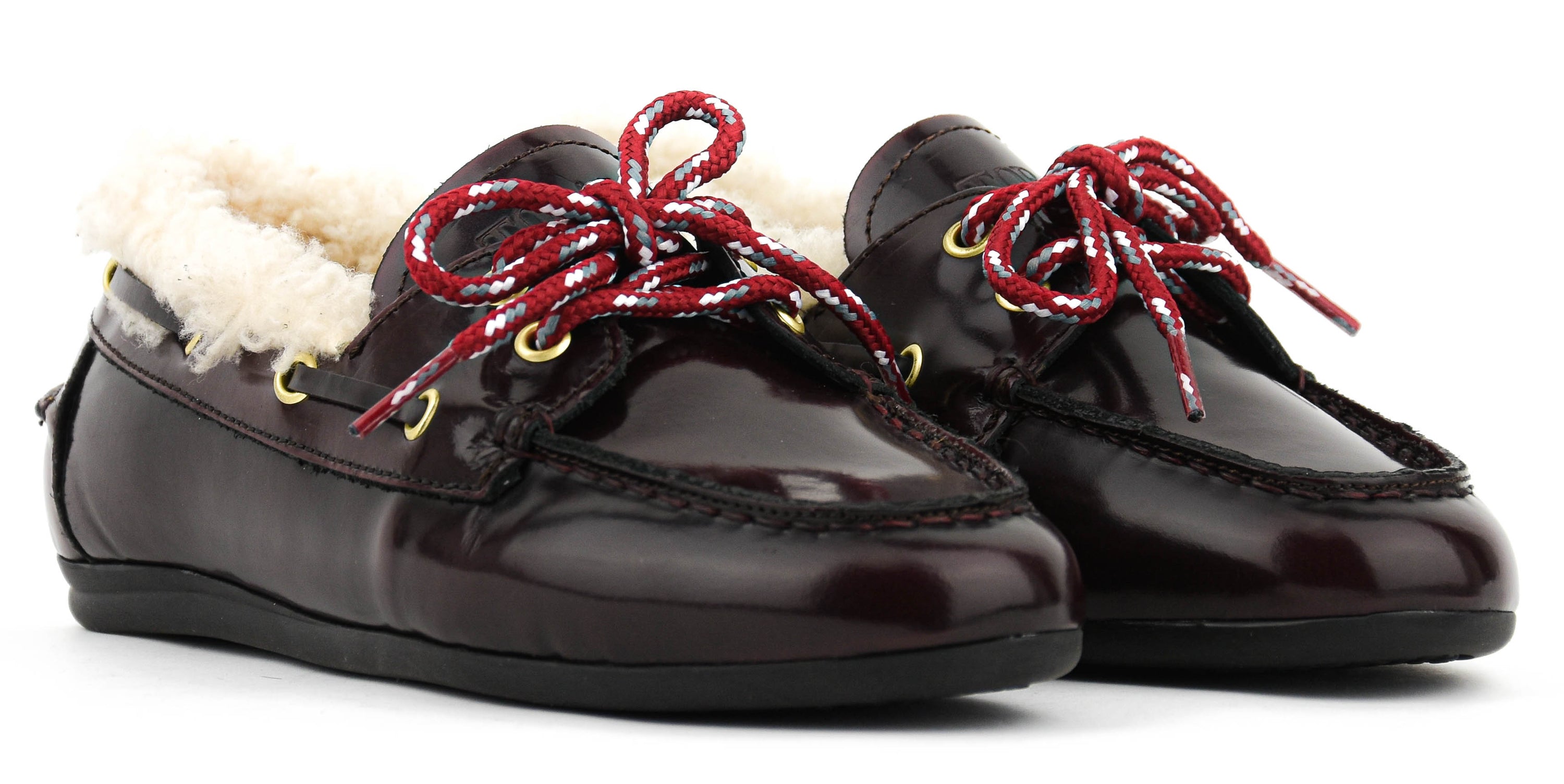 TORAL BOAT SHOE HIGHSHINE BORDO