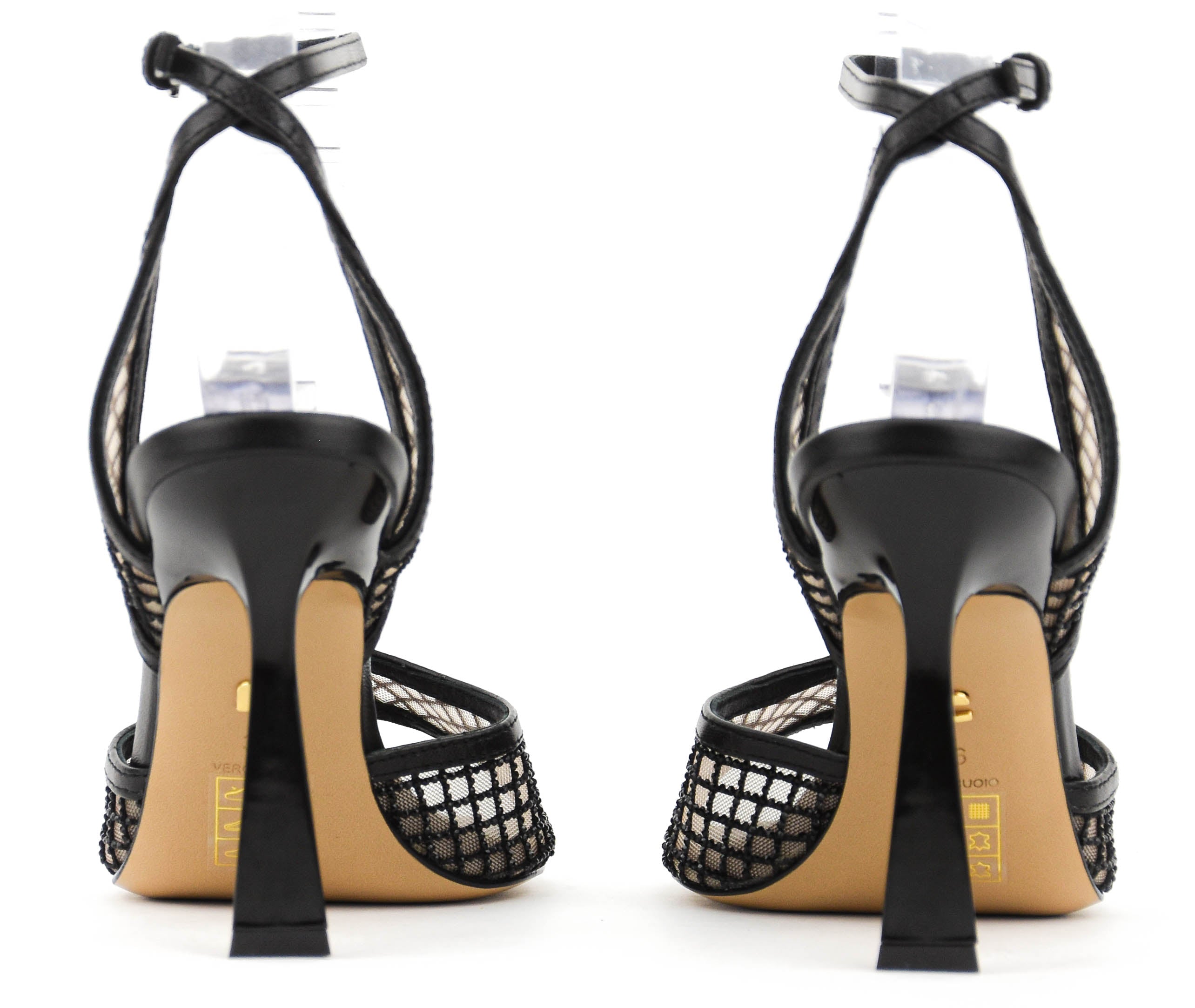 LOLA CRUZ RUBY SANDAL 95 BLACK