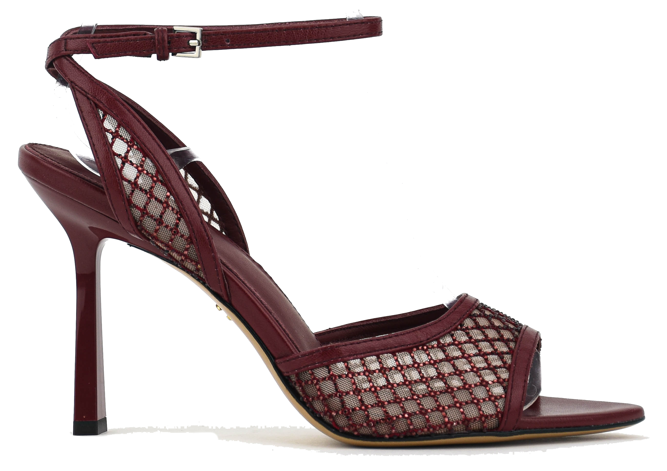 LOLA CRUZ RUBY SANDAL 95 BURGUNDY