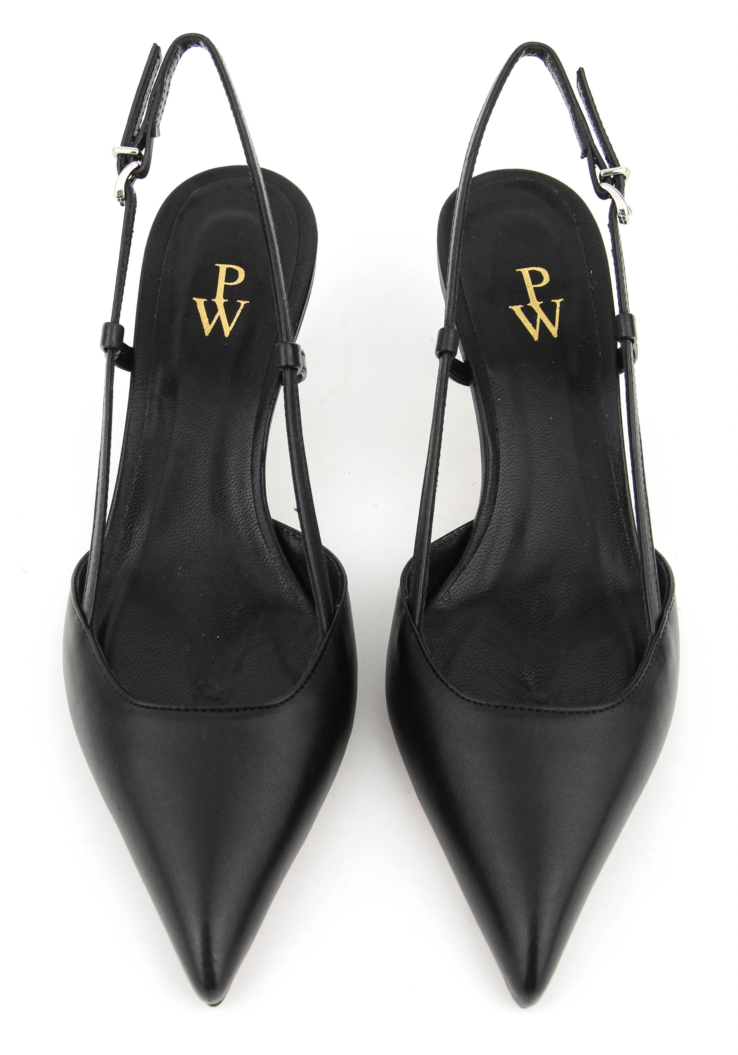 PAUL WARMER SHII PUMP SLINGBACK 50 BLACK