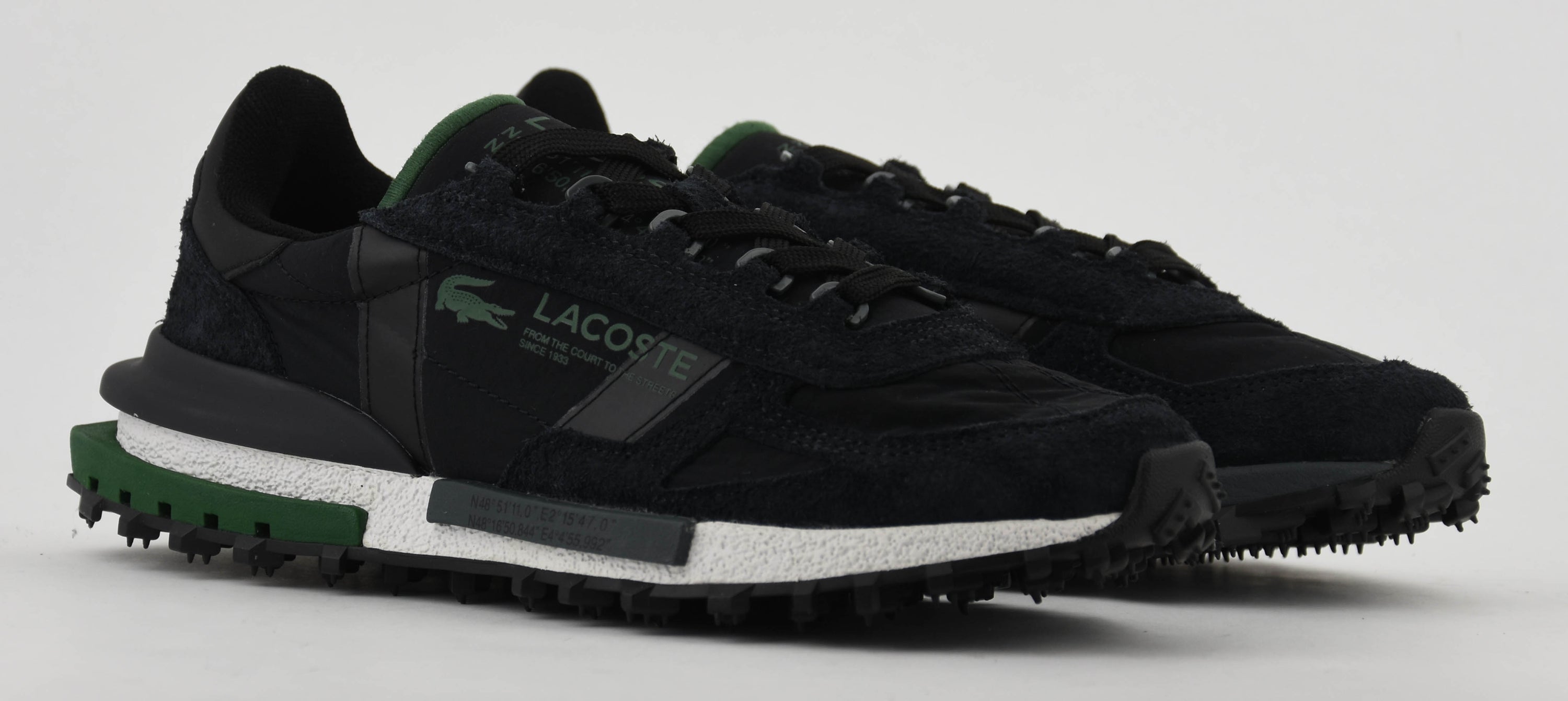 LACOSTE ELIE ACTIVE SNEAKER BLACK BROWN