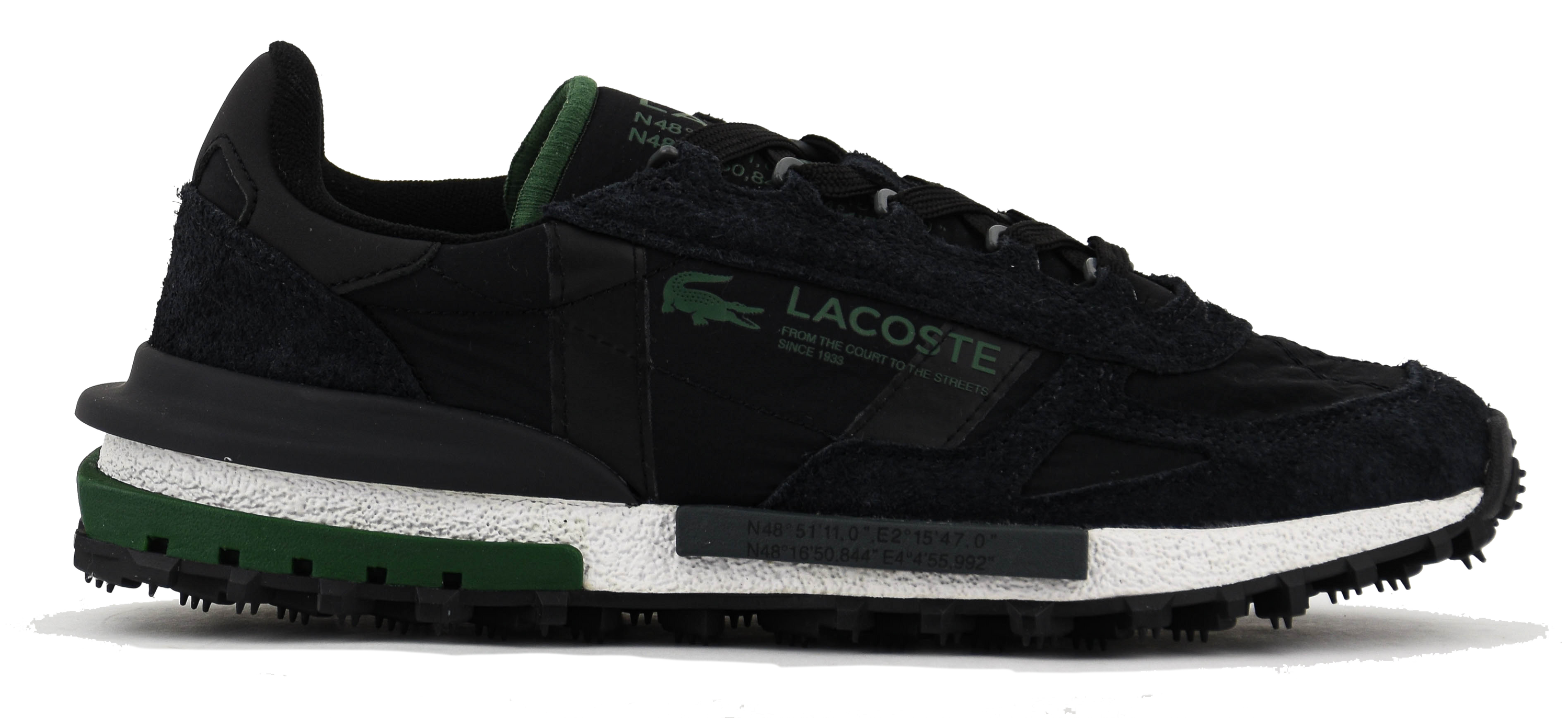LACOSTE ELIE ACTIVE SNEAKER BLACK BROWN