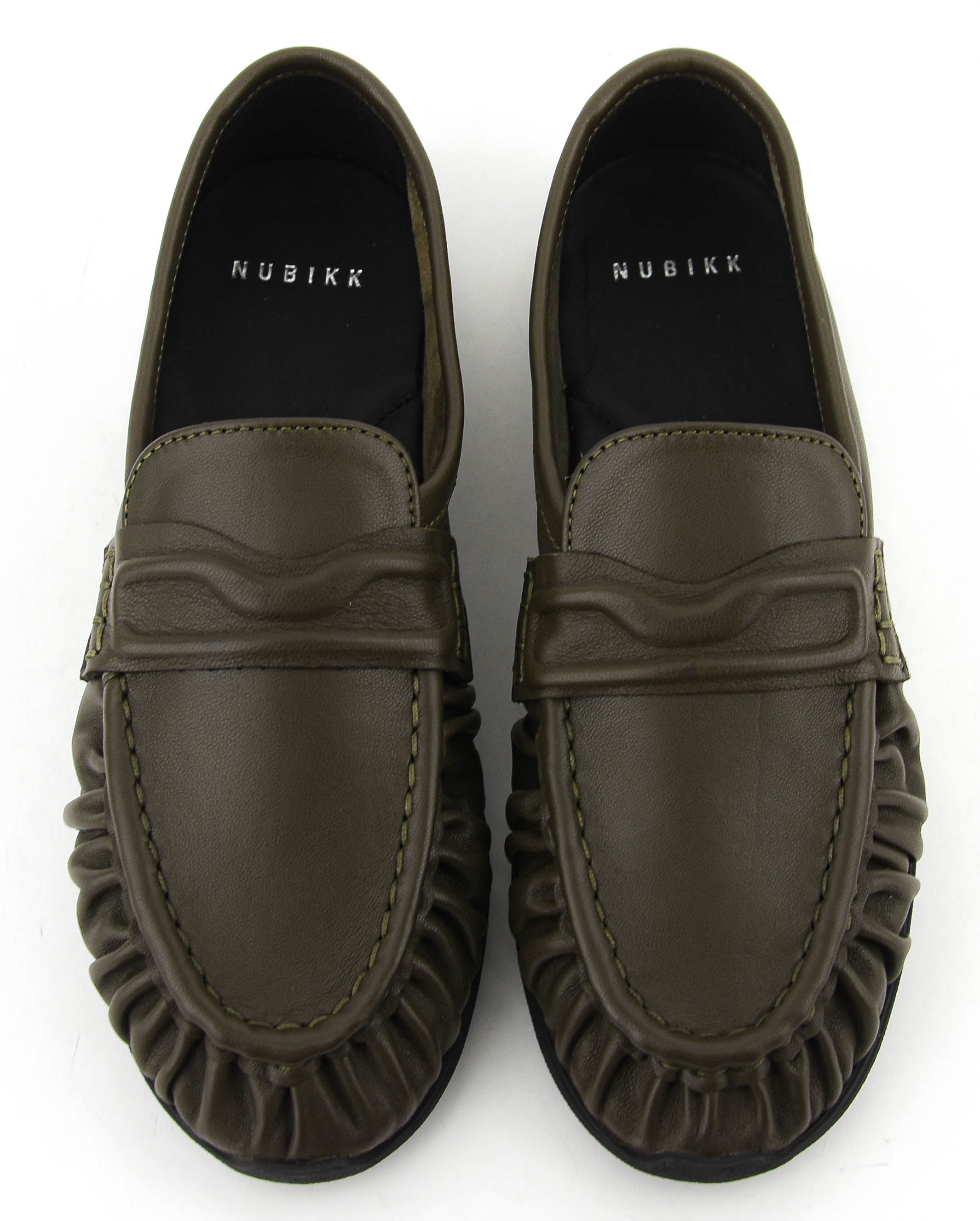 NUBIKK RILEY MIO GREEN NAPPA LOAFER