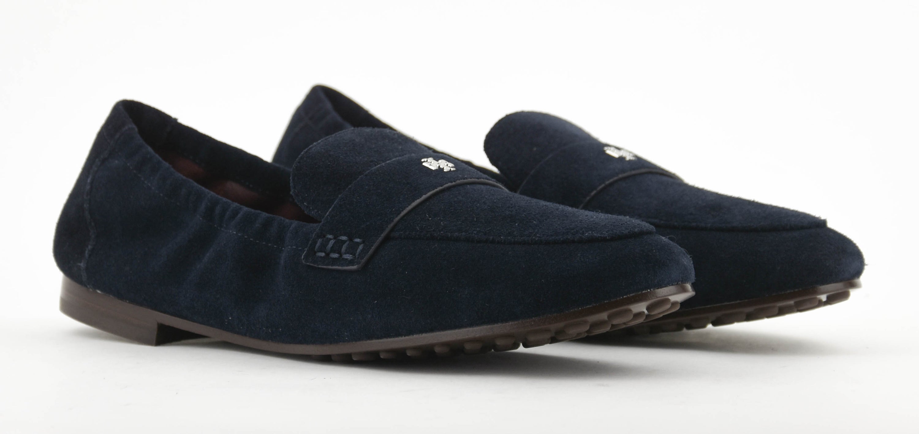 TORY BURCH BALLET LOAFER NAVY SUEDE