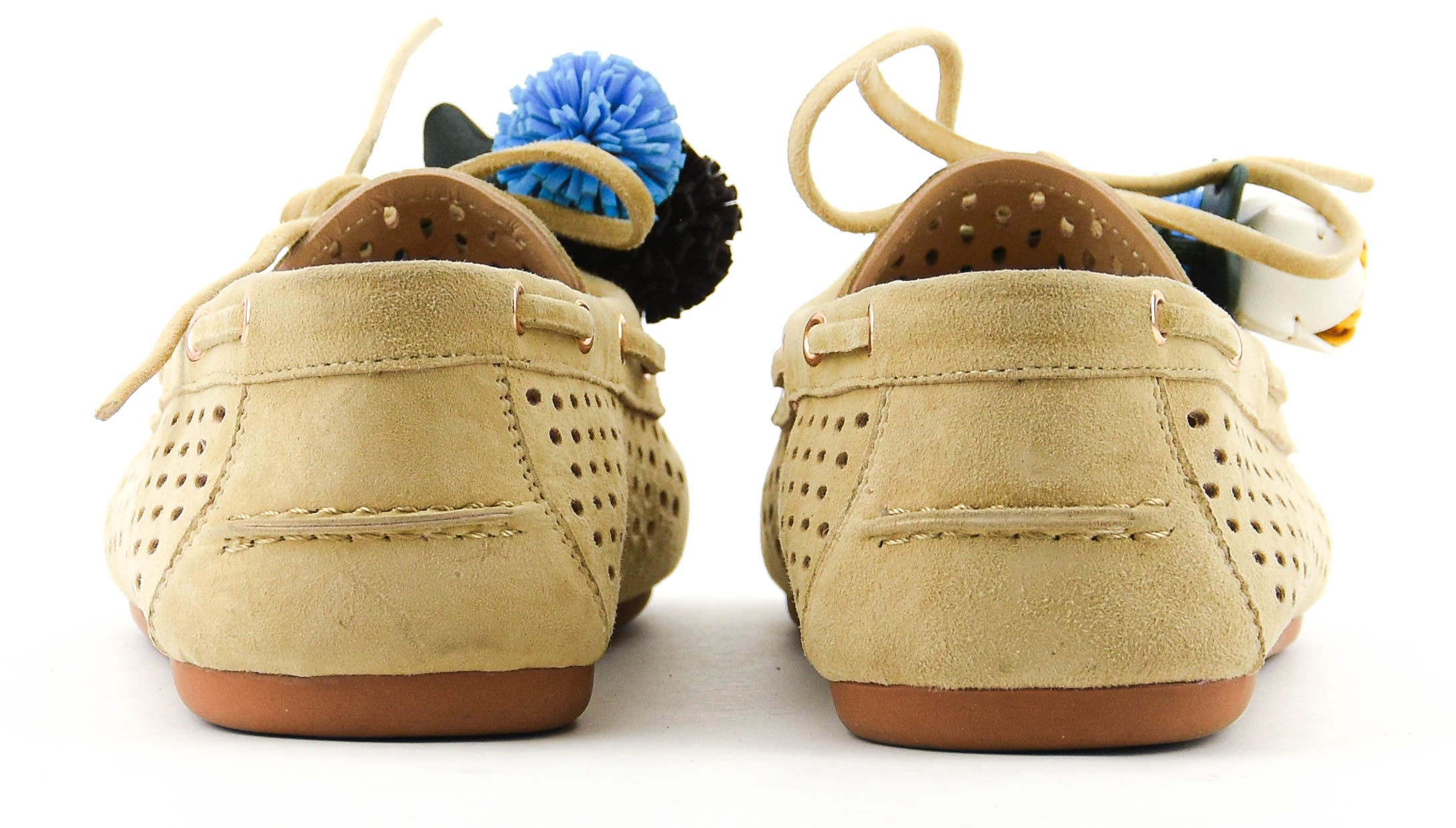 TORAL KARMEL LOAFER BEIGE POMPOM