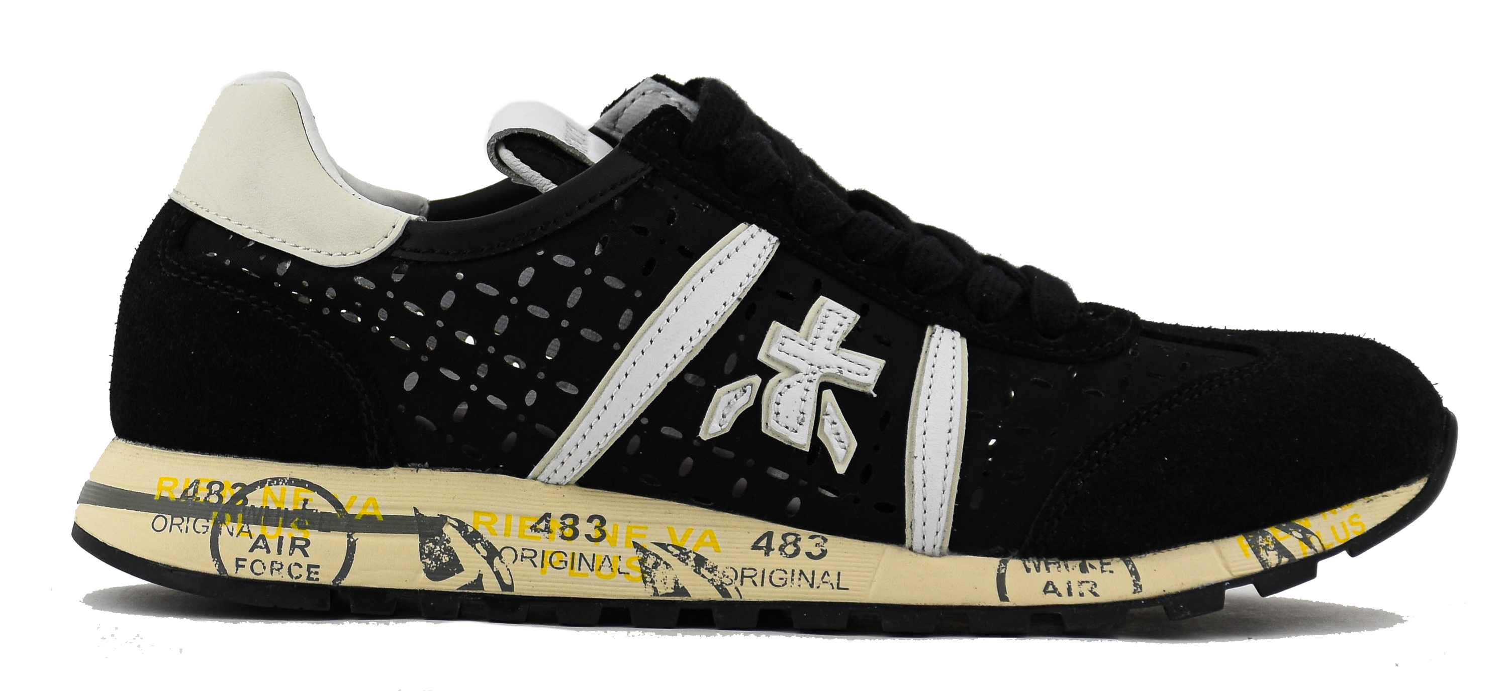 PREMIATA LUCYD SNEAKER PERFO BLACK